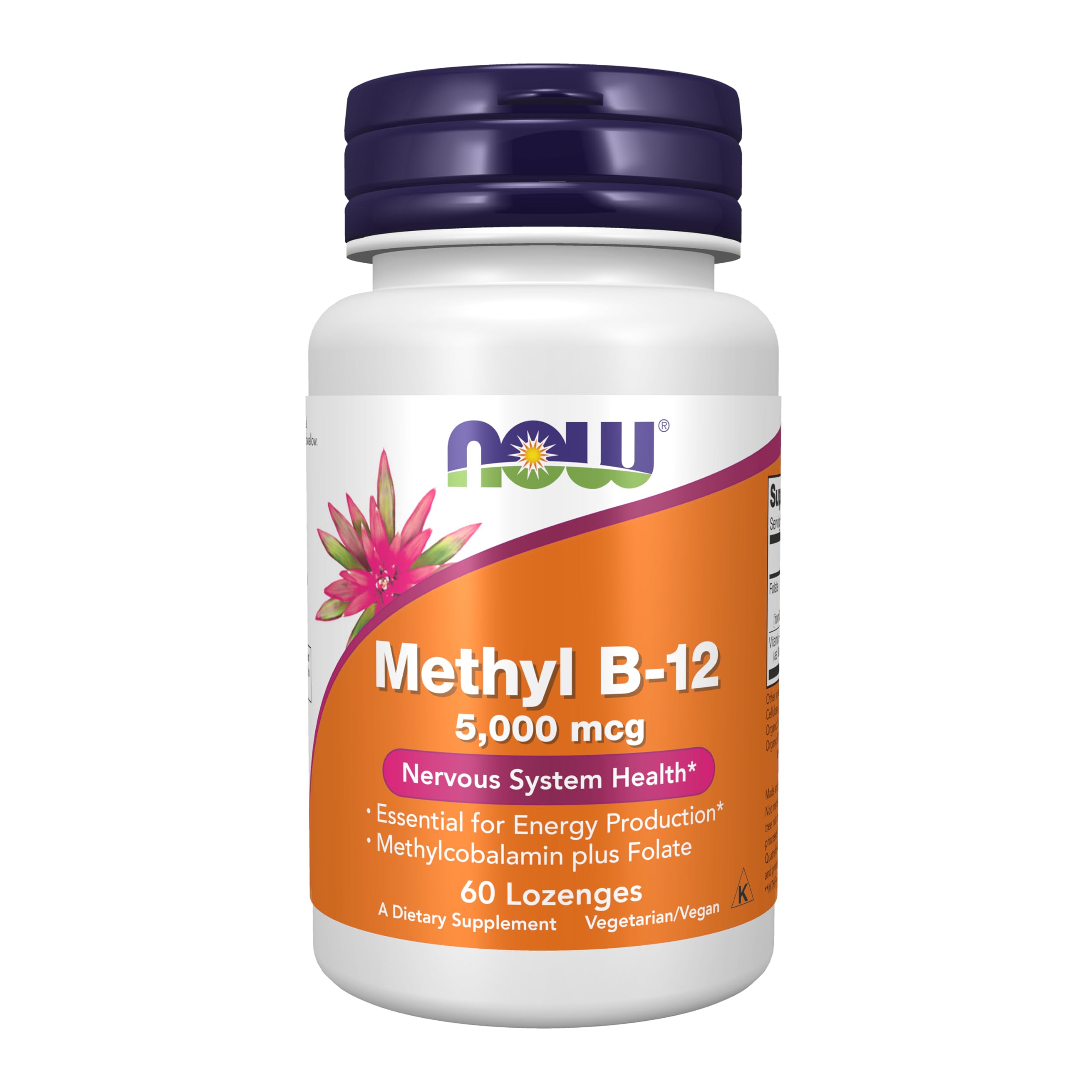 Foto 2 pulgar | Suplemento Now De Metil B-12 5000 Mcg 60 Pastillas - Venta Internacional