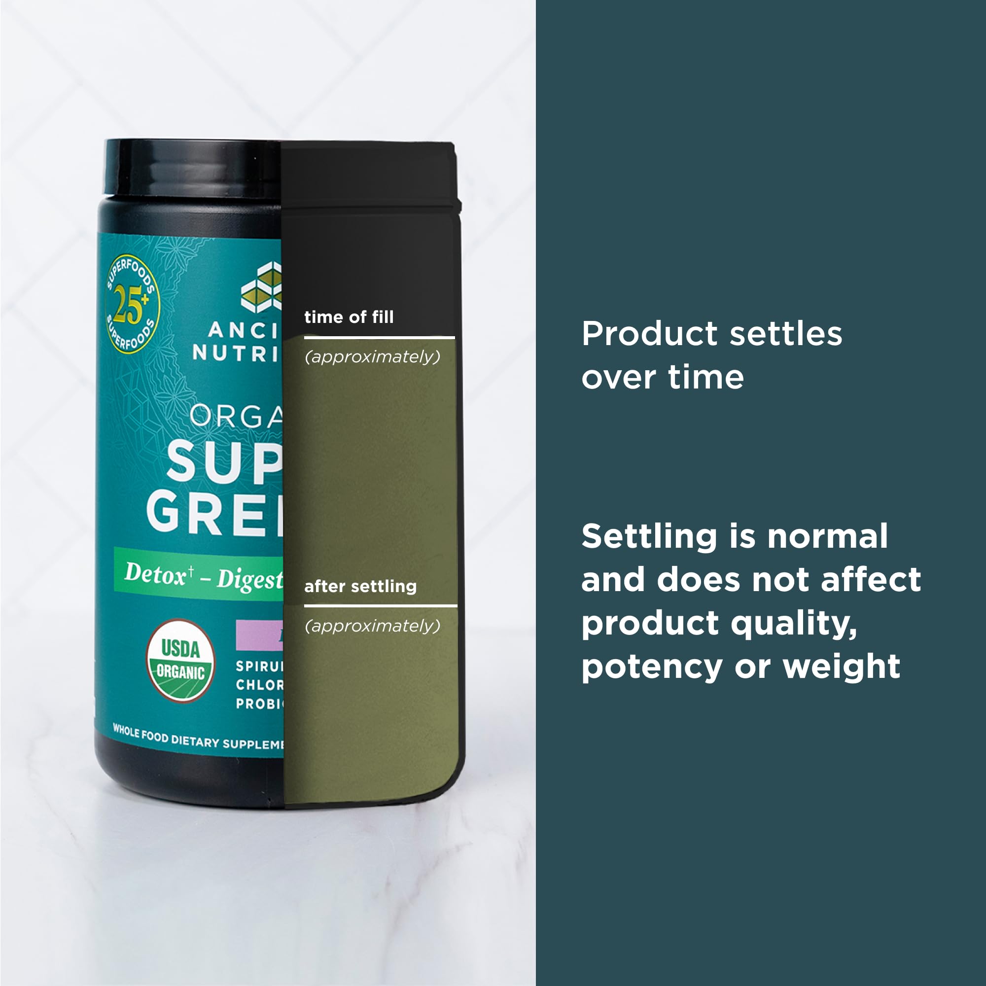 Foto 7 pulgar | Suplemento Ancient Nutrition Super Greens de 250 g-Venta Internacional