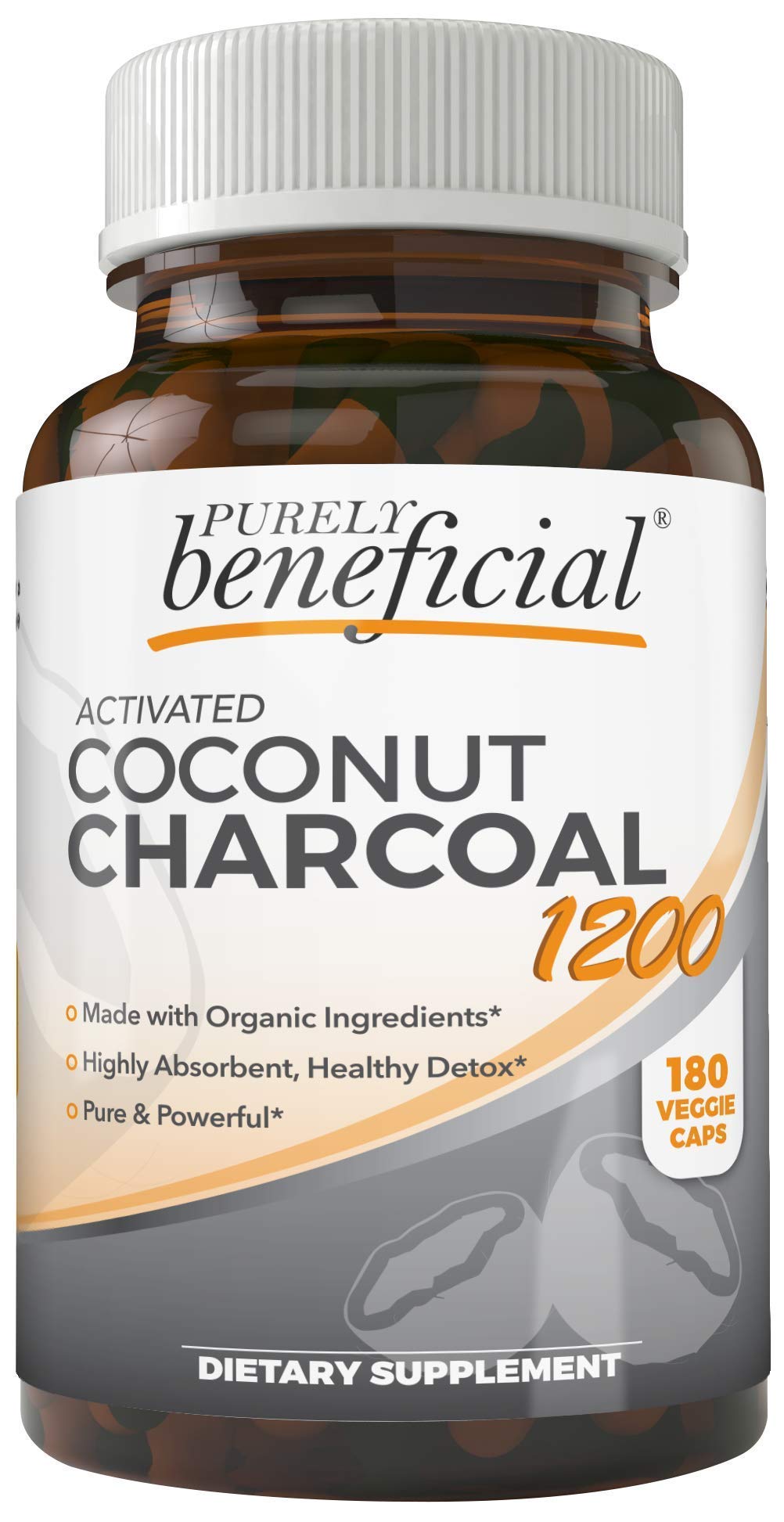 Foto 2 pulgar | Suplemento de Carbón de Coco Activado Puramente Beneficioso de 1200 mg - Venta Internacional