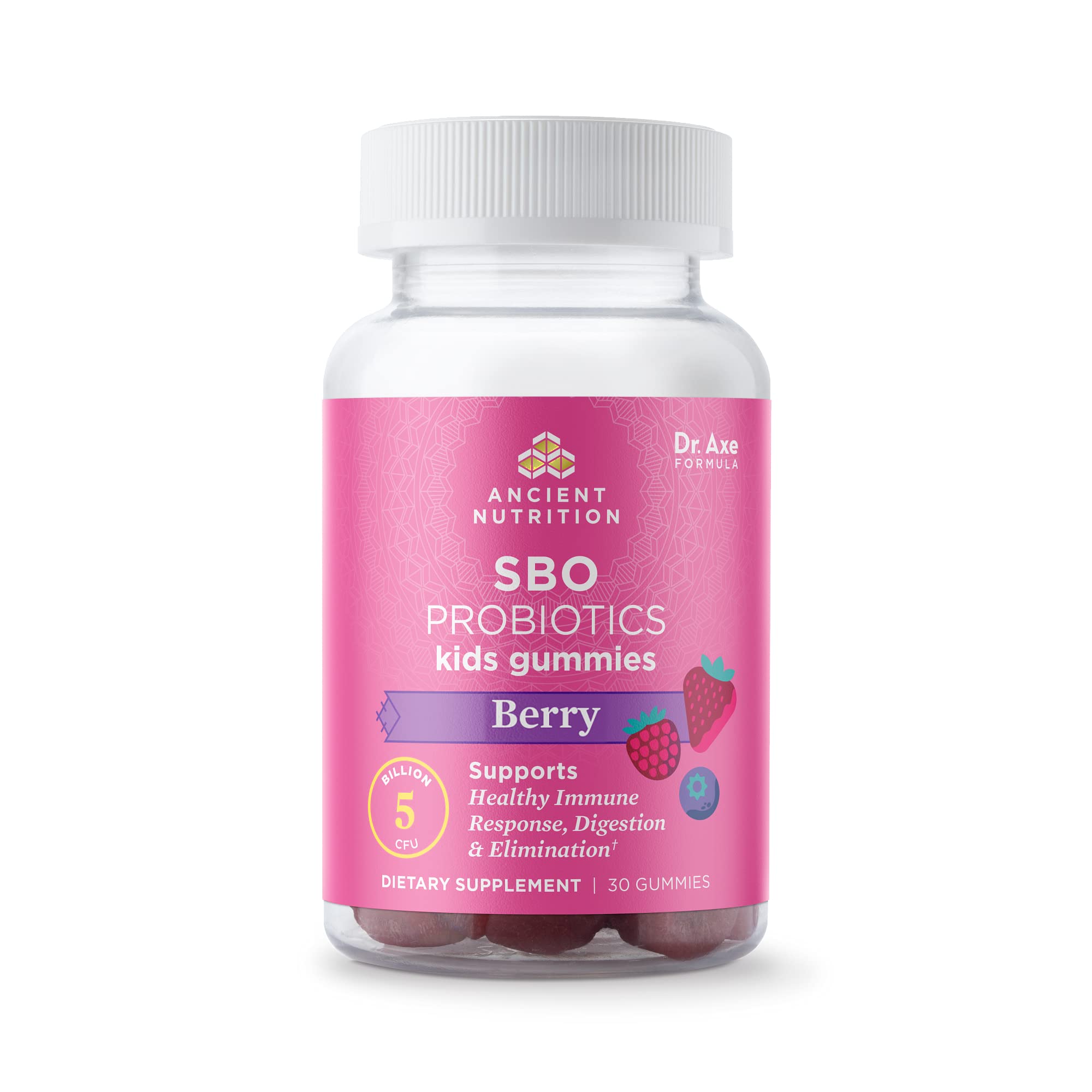 Foto 2 pulgar | Gomitas Probiotics Ancient Nutrition Sabor Bayas para Niños 30 Gomitas - Venta Internacional