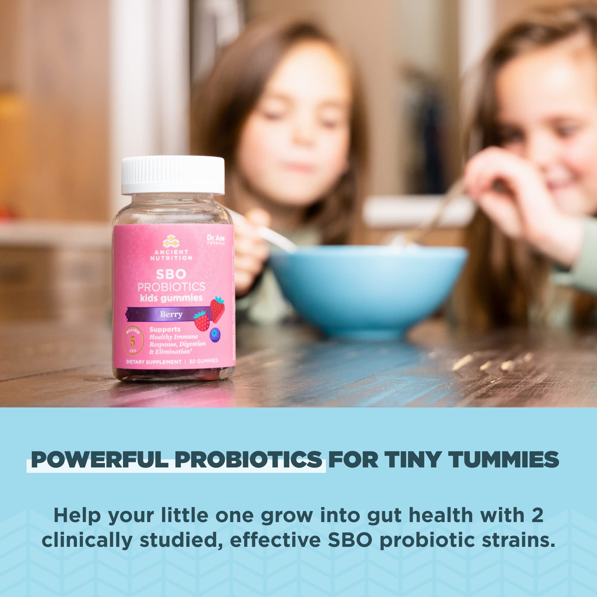 Foto 4 pulgar | Gomitas Probiotics Ancient Nutrition Sabor Bayas para Niños 30 Gomitas - Venta Internacional
