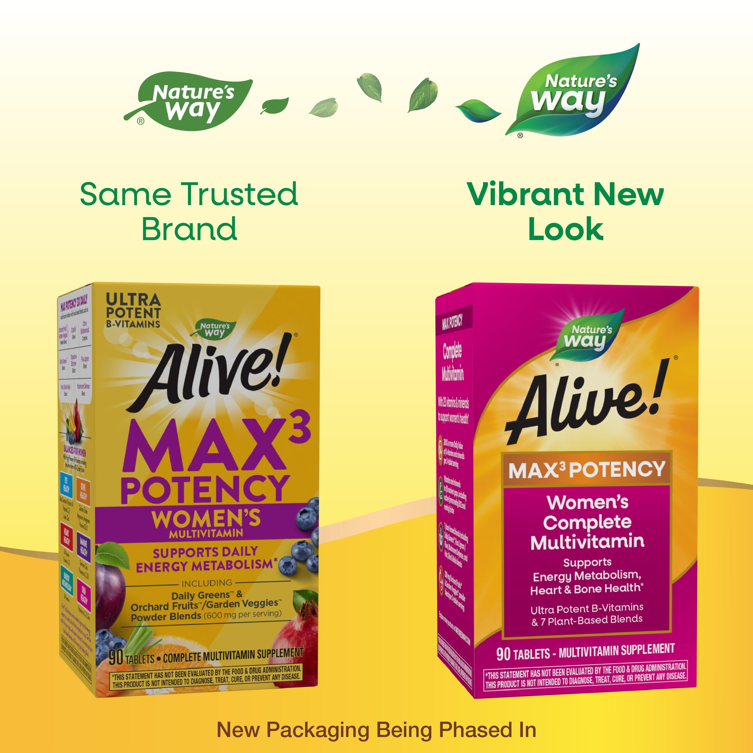 Foto 3 pulgar | Multivitamínico Nature's Way Alive! Max3 Potency Women 90 Comprimidos - Venta Internacional