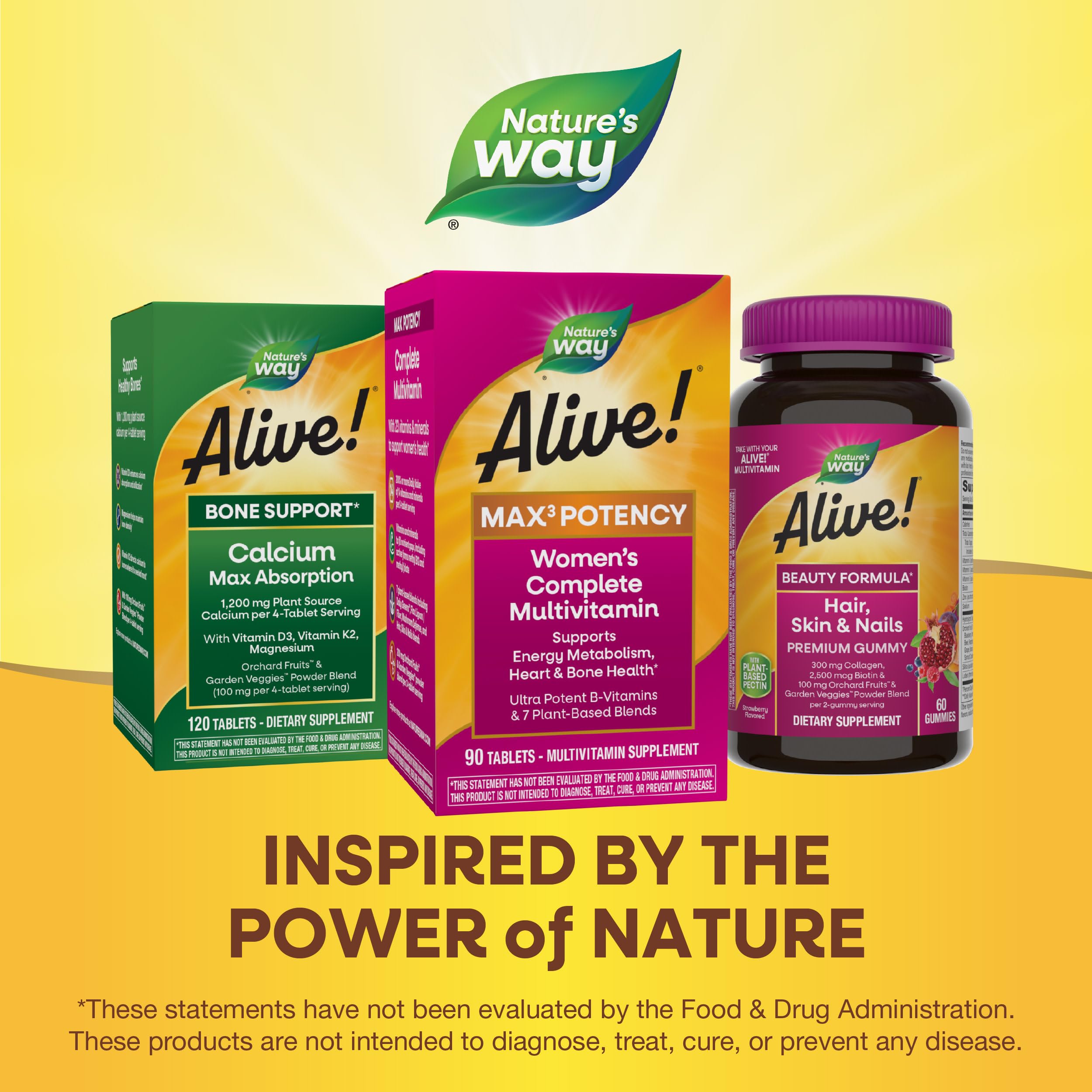 Foto 8 pulgar | Multivitamínico Nature's Way Alive! Max3 Potency Women 90 Comprimidos - Venta Internacional