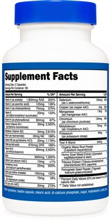 Foto 5 | Multivitamínico Nutricost para Hombre 120 Cápsulas - Venta Internacional