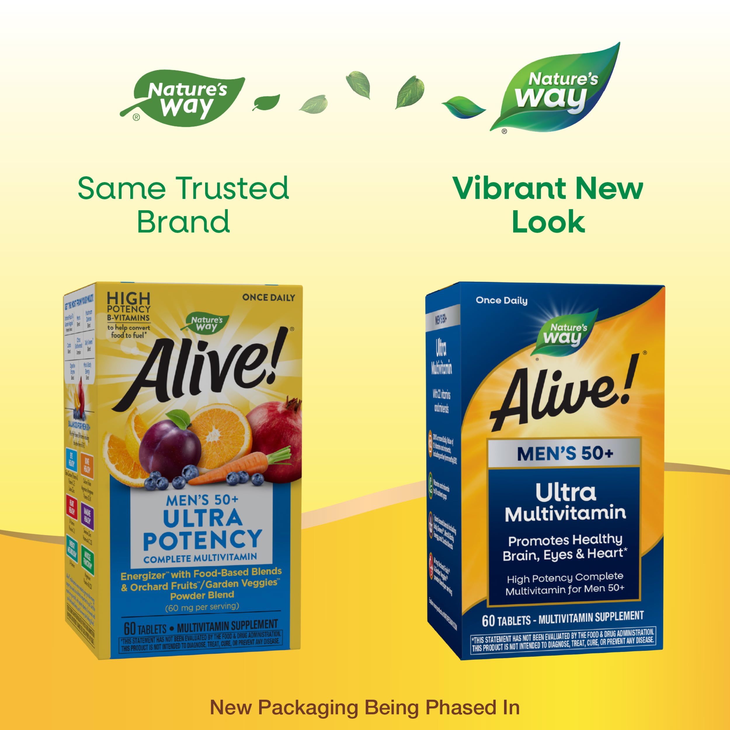 Foto 3 pulgar | ¡multivitamínico Nature's Way Alive! Más De 50 Comprimidos Diarios Ultra 60 Para Hombres - Venta Internacional.