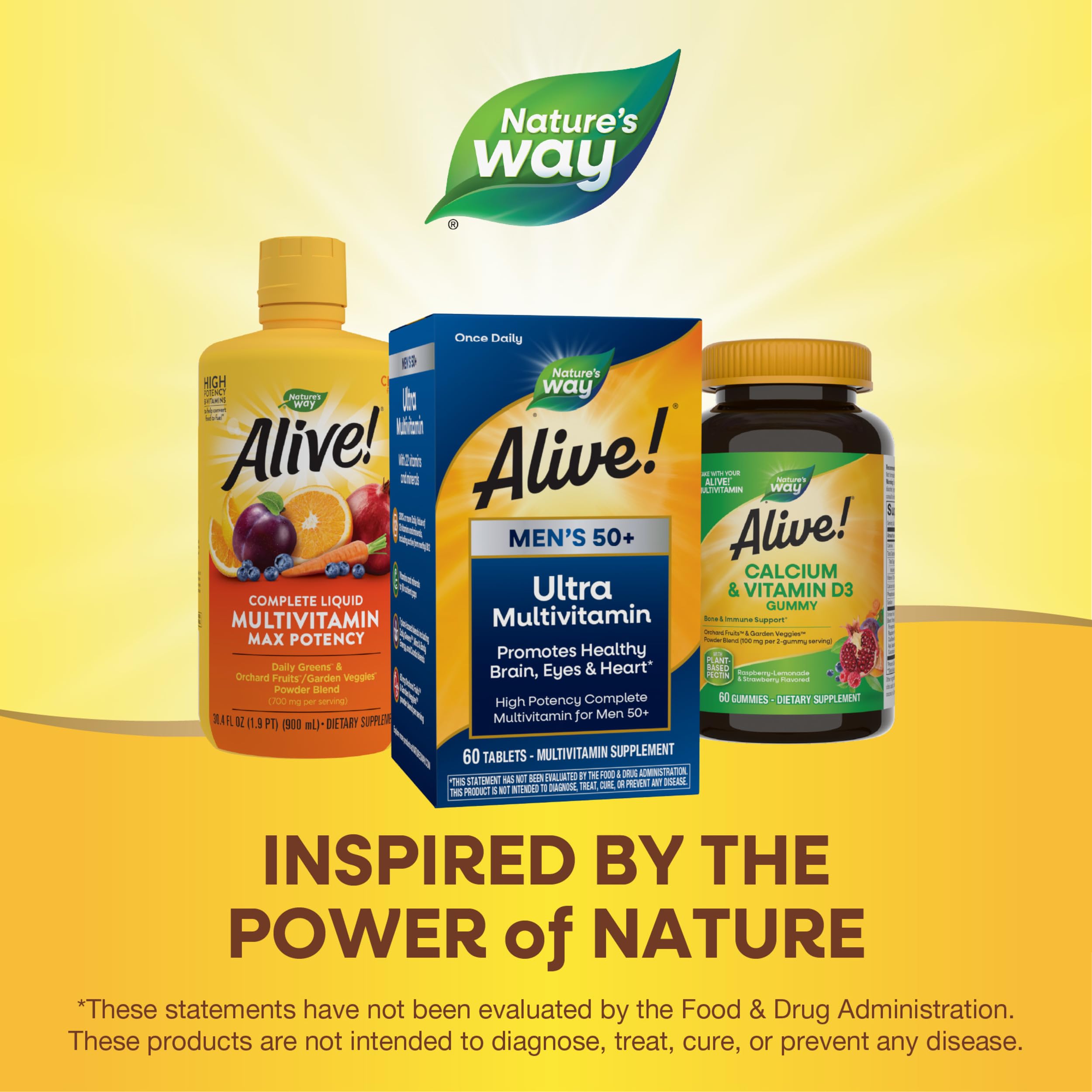 Foto 8 pulgar | ¡multivitamínico Nature's Way Alive! Más De 50 Comprimidos Diarios Ultra 60 Para Hombres - Venta Internacional.