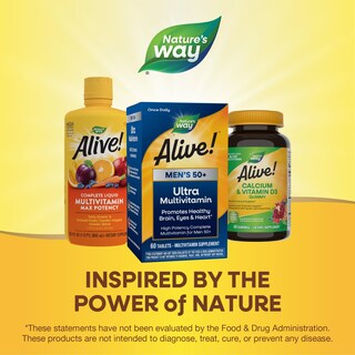 Foto 7 | ¡multivitamínico Nature's Way Alive! Más De 50 Comprimidos Diarios Ultra 60 Para Hombres - Venta Internacional.