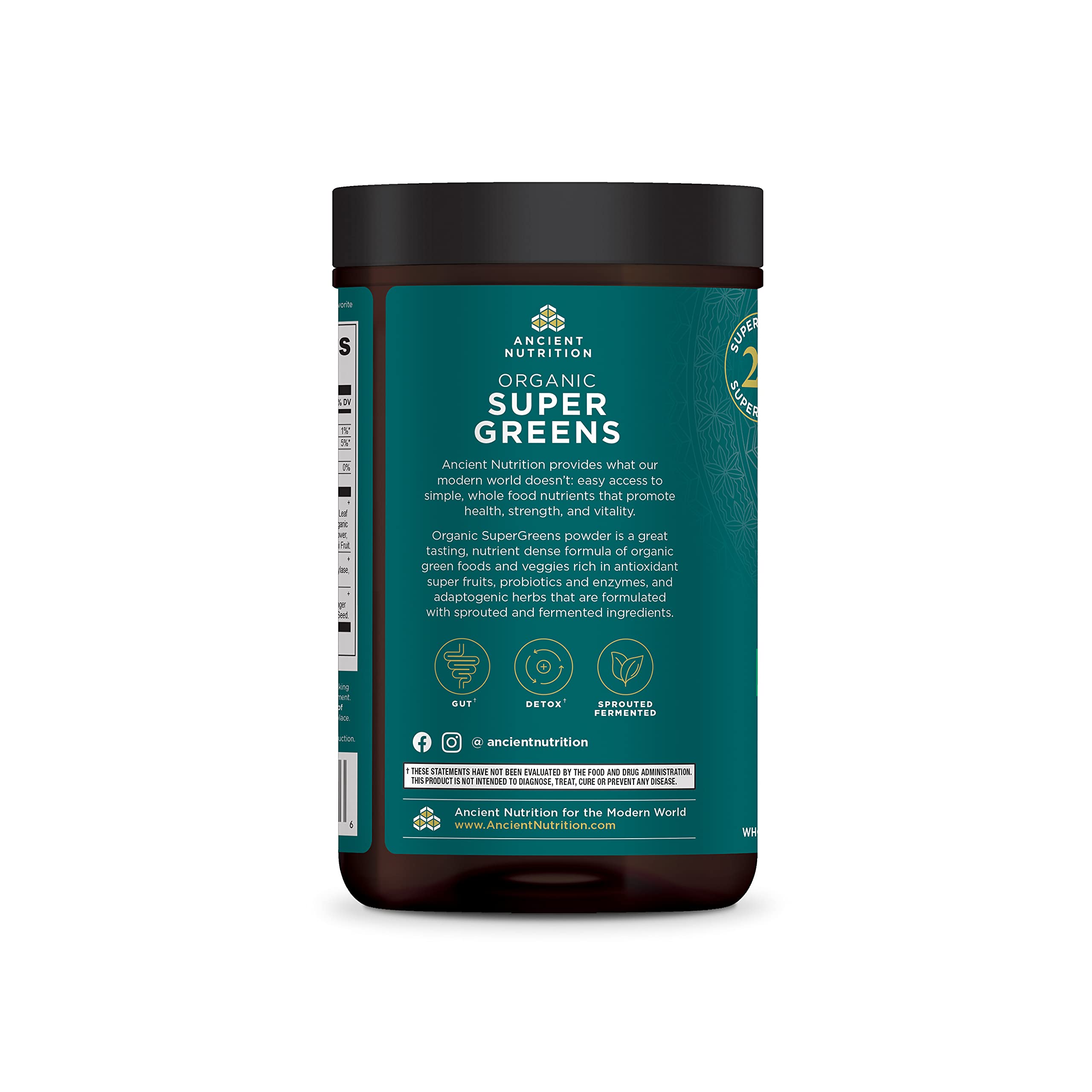 Foto 8 pulgar | Suplemento Ancient Nutrition Super Greens de 200 g-Venta Internacional