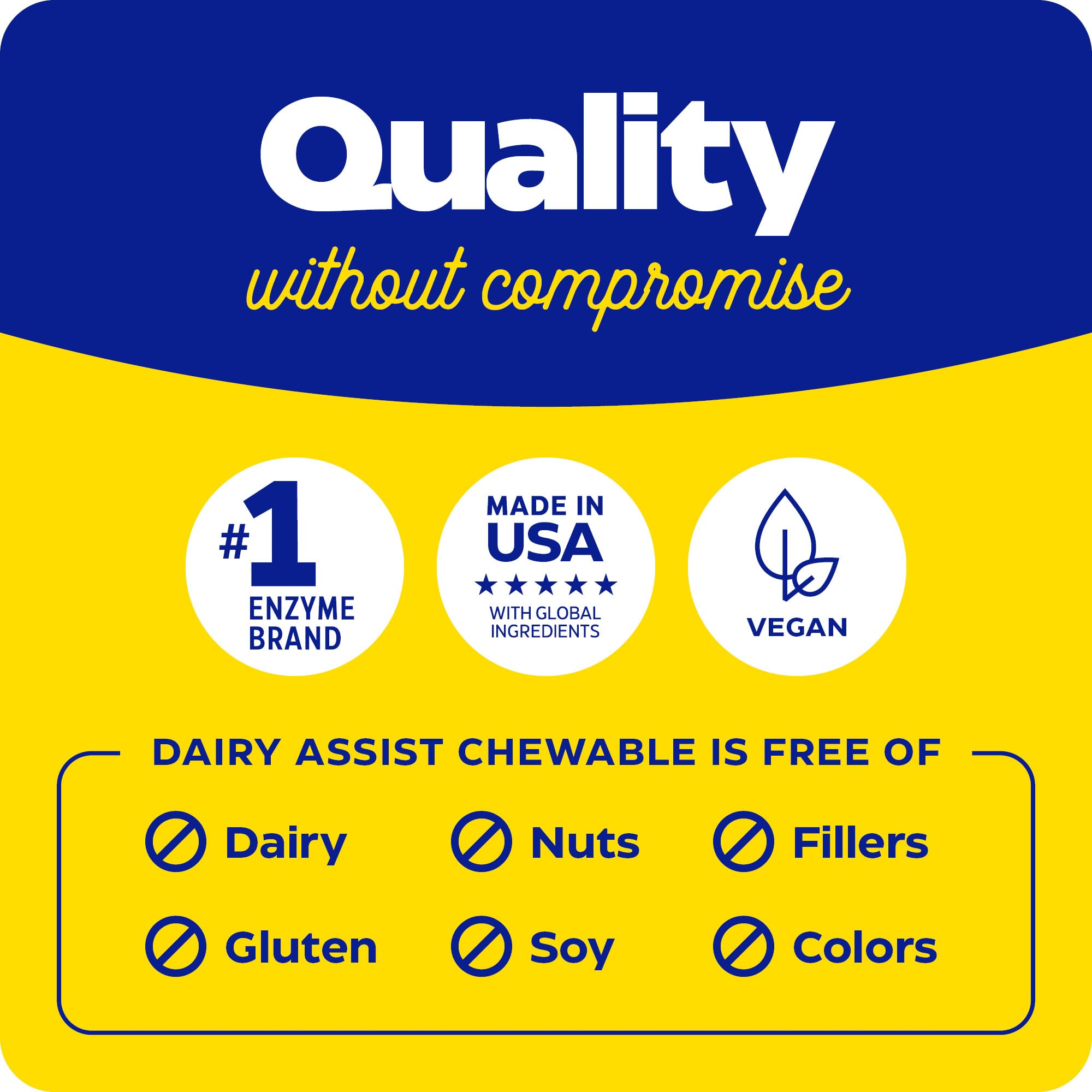 Foto 7 pulgar | Suplemento Enzymedica Dairyassist Masticable 60 Comprimidos - Venta Internacional.