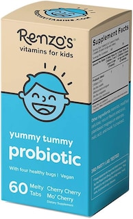 Foto 1 | Probiótico Renzo's Kids 60 Comprimidos Solubles De Cereza - Venta Internacional