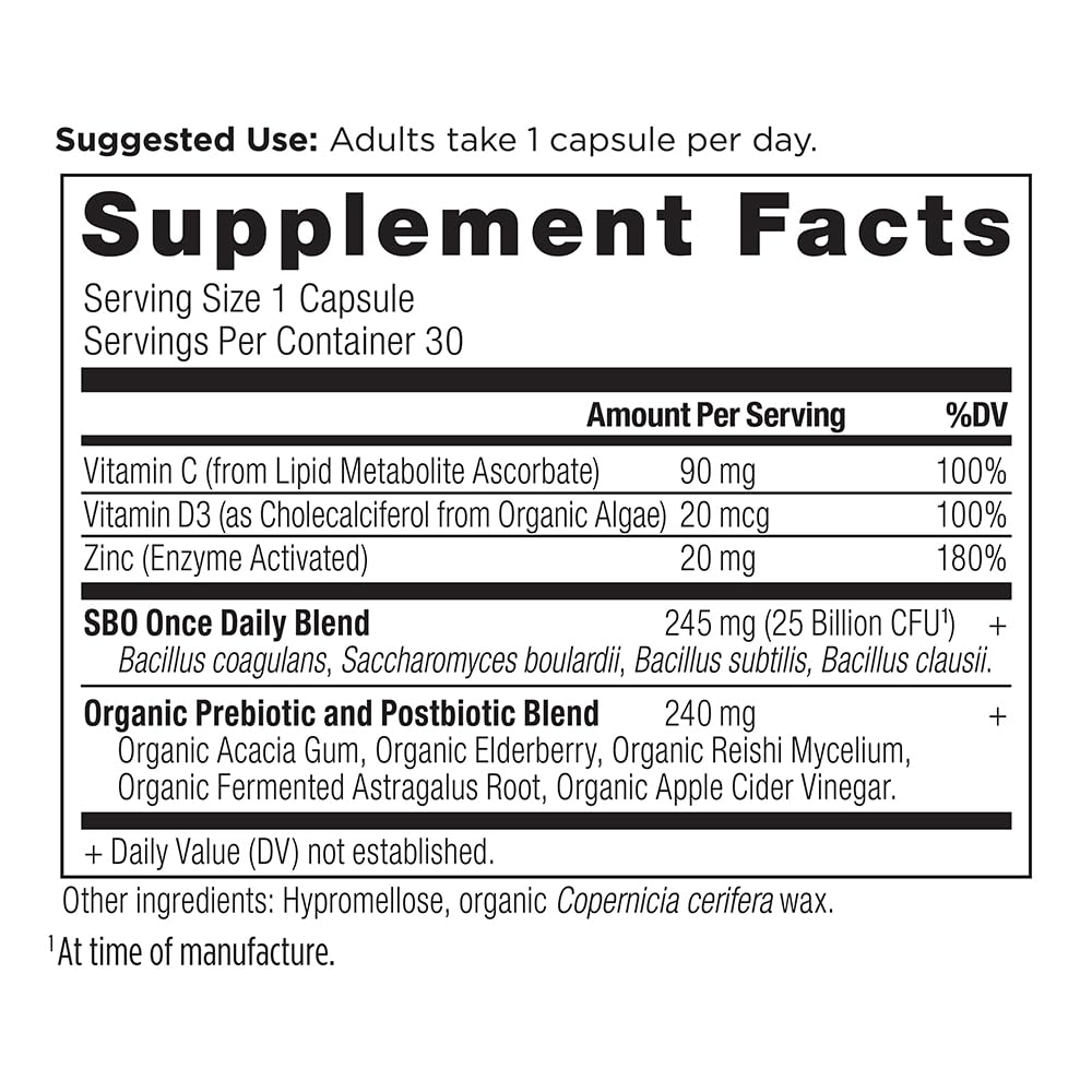 Foto 3 pulgar | Suplemento Ancient Nutrition Sbo Probióticos de 30 Cápsulas-Venta Internacional