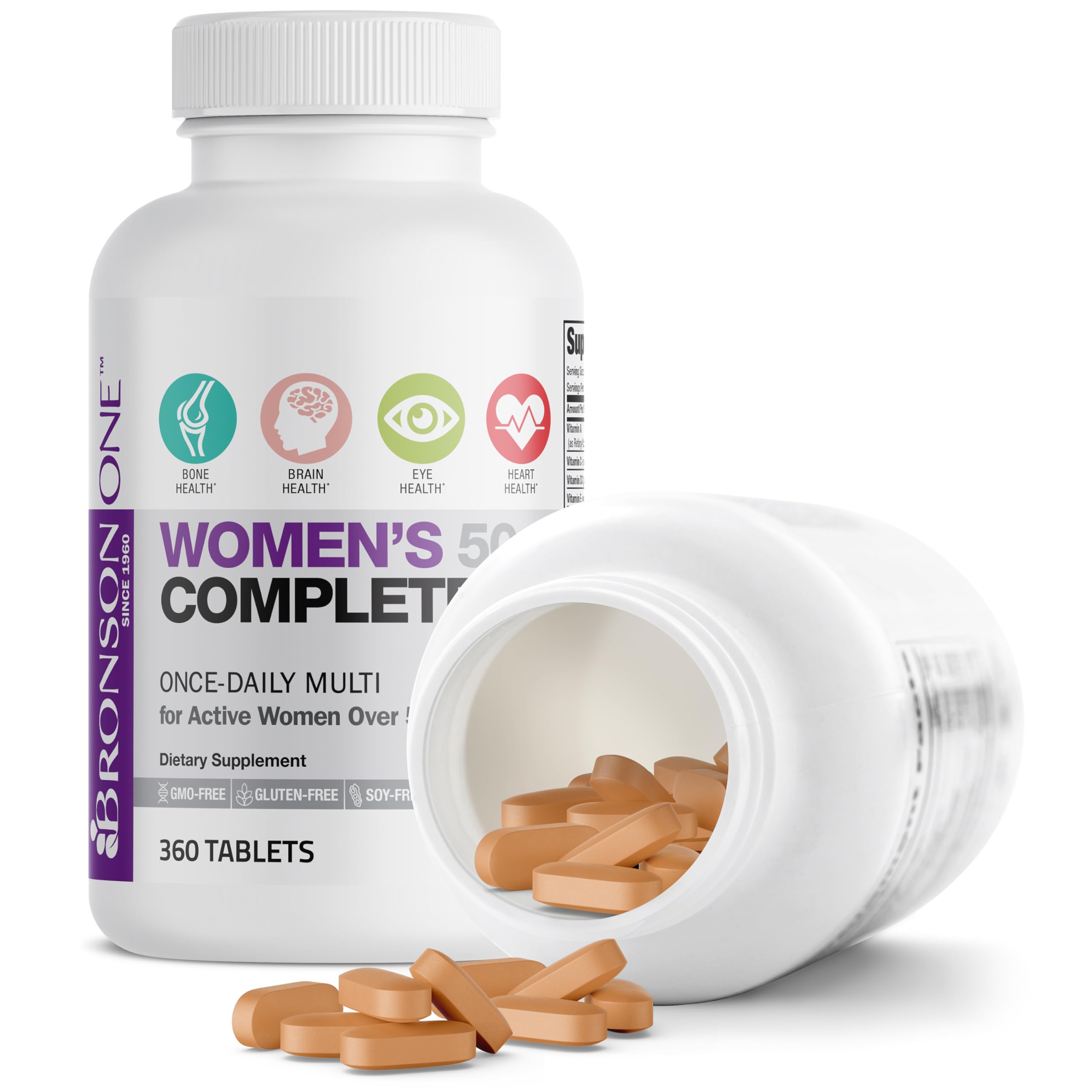 Foto 7 pulgar | Multivitamínico Multimineral Bronson One Daily 360 Tabletas - Venta Internacional