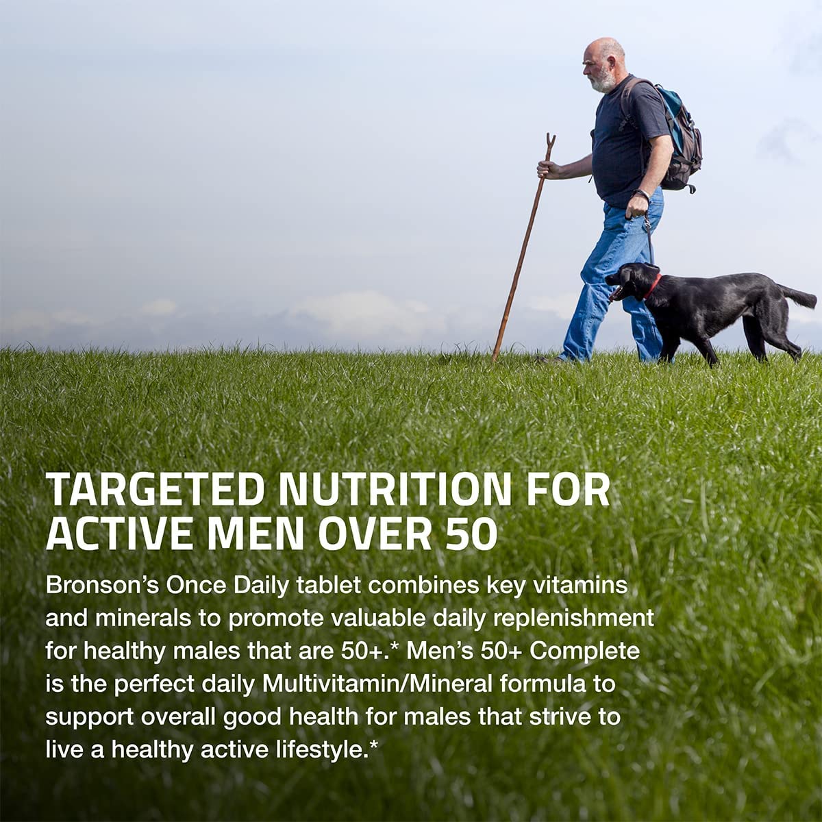 Foto 5 pulgar | Multivitamínico Bronson One Daily Men 50+ 90 Comprimidos - Venta Internacional