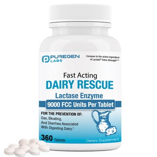 Foto 1 | Píldoras para la Intolerancia a la Lactosa Puregen Labs Dairy Rescue 360 Tabletas - Venta Internacional