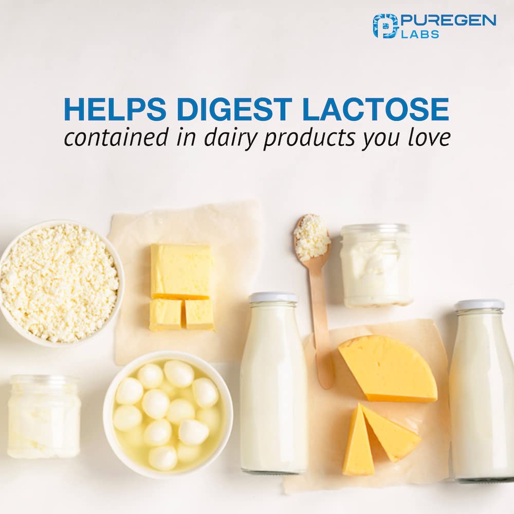 Foto 5 pulgar | Píldoras para la Intolerancia a la Lactosa Puregen Labs Dairy Rescue 360 Tabletas - Venta Internacional