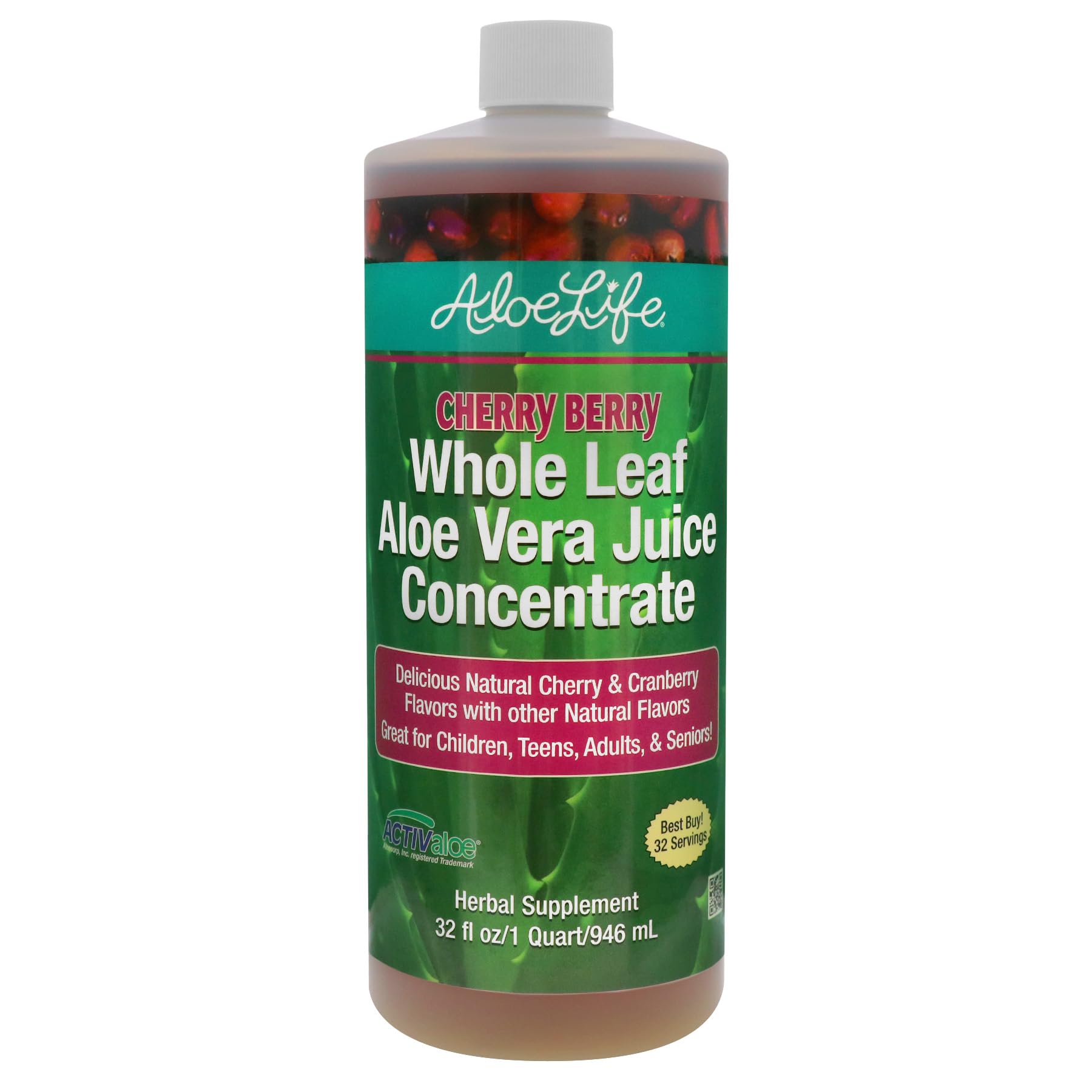 Foto 2 pulgar | Jugo de Aloe Vera de Hoja Entera de Aloe Life Certificado Orgánico 960 ml - Venta Internacional