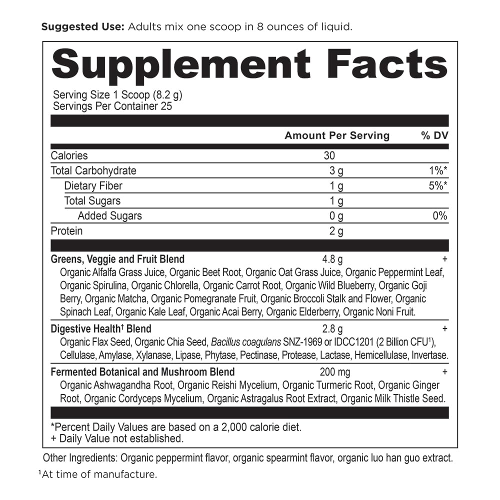 Foto 3 pulgar | Suplemento Ancient Nutrition Super Greens de 205 g-Venta Internacional