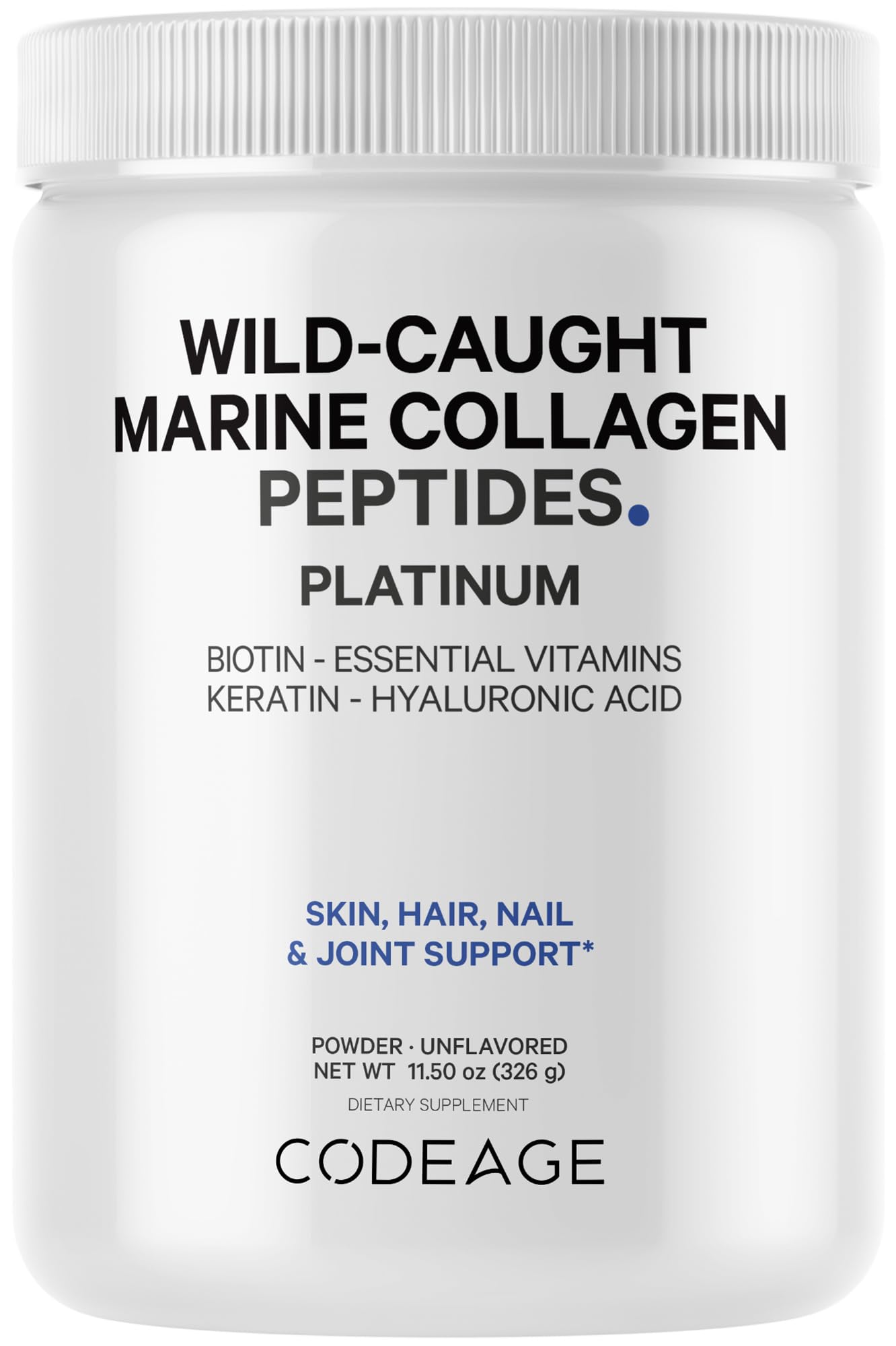 Foto 2 pulgar | Suplemento De Proteína De Colágeno Marino En Polvo Codeage, 325 Ml - Venta Internacional.