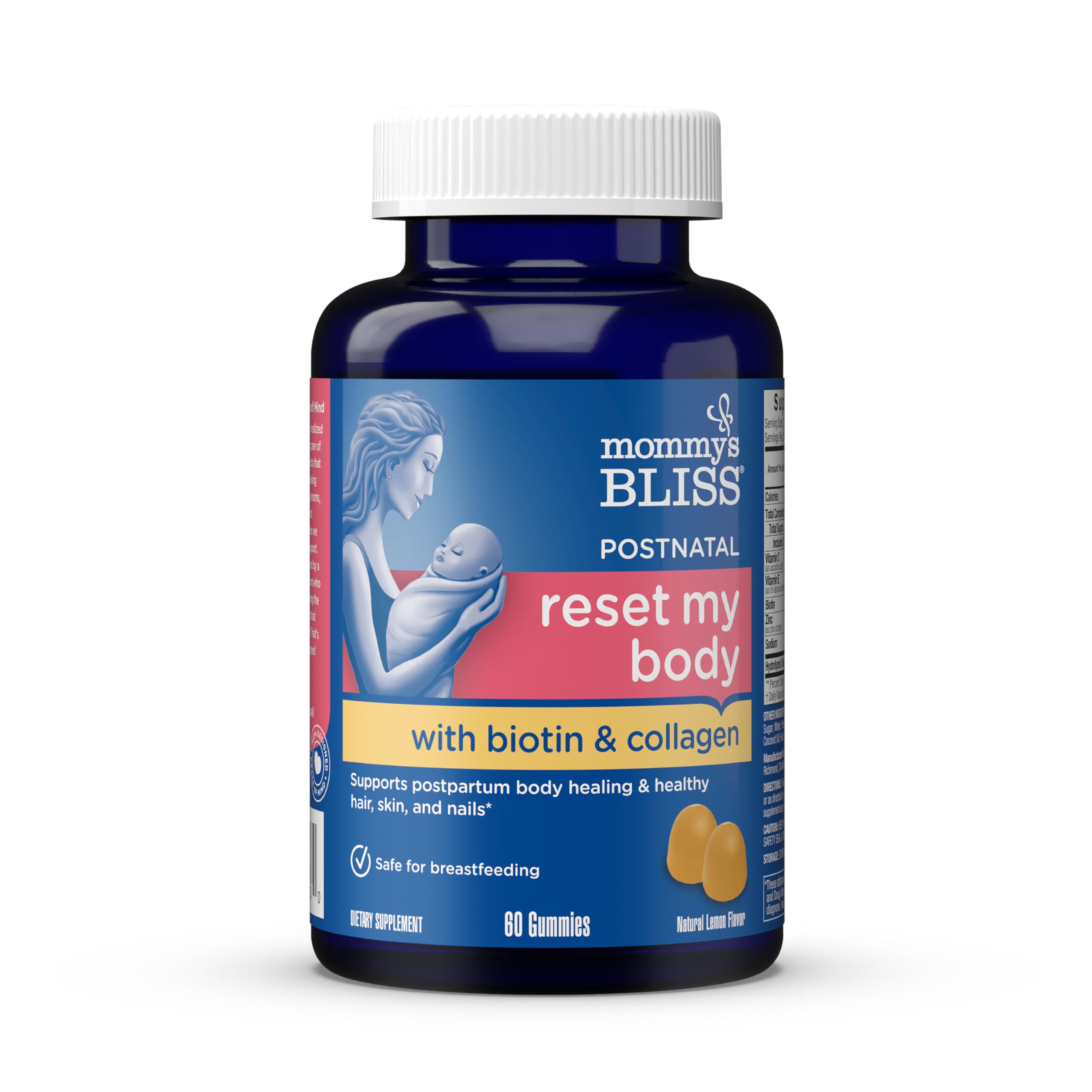 Foto 2 pulgar | Gummies Mommy's Bliss Postnatal Support Reset My Body 60u - Venta Internacional.