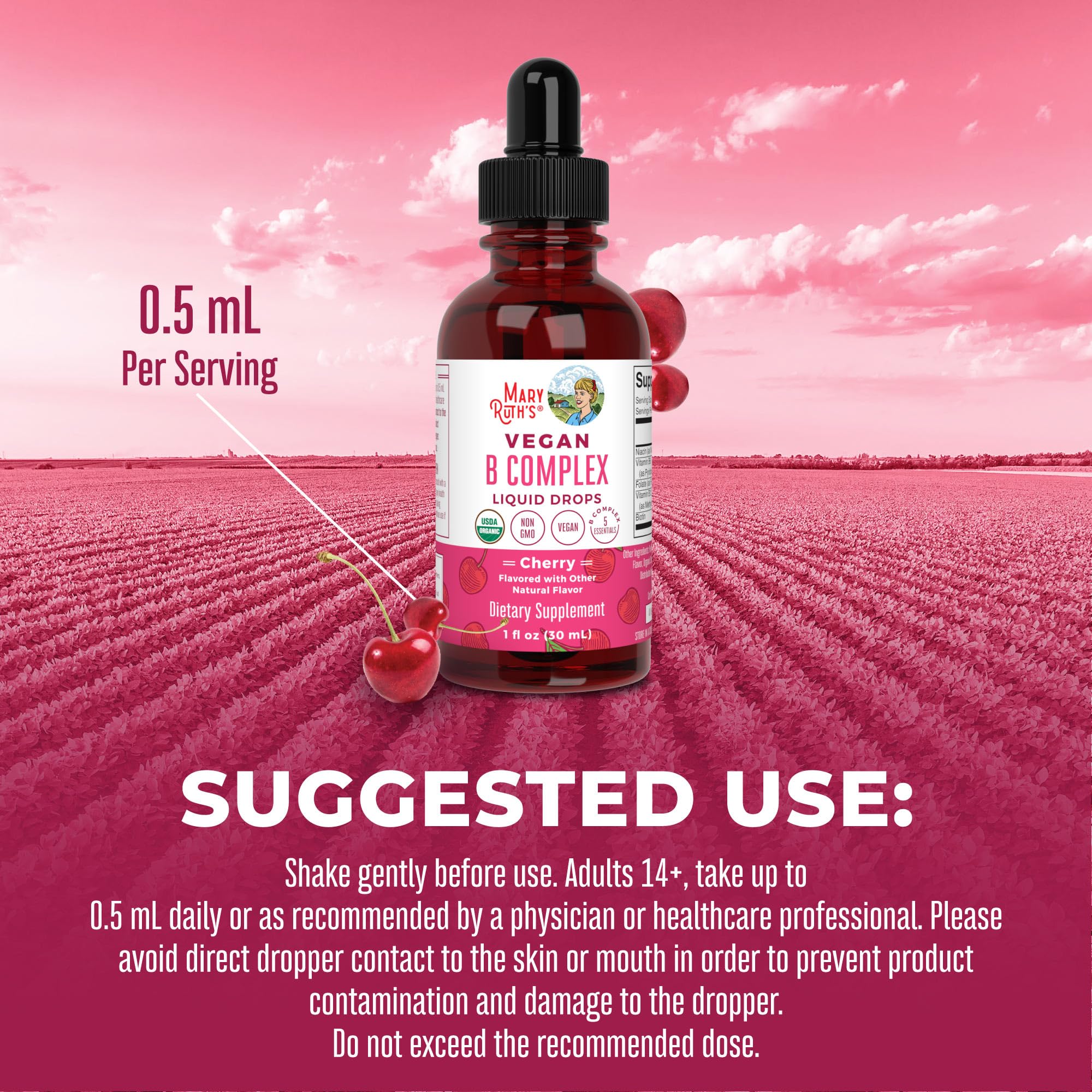 Foto 5 | Suplemento De Complejo De Vitamina B Maryruth Organics Para 2 Meses - Venta Internacional.