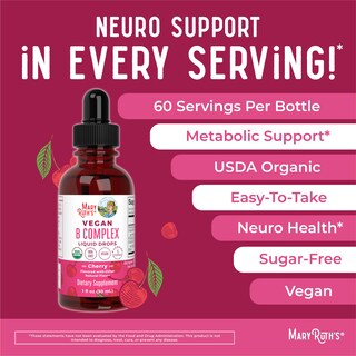 Foto 6 | Suplemento De Complejo De Vitamina B Maryruth Organics Para 2 Meses - Venta Internacional.