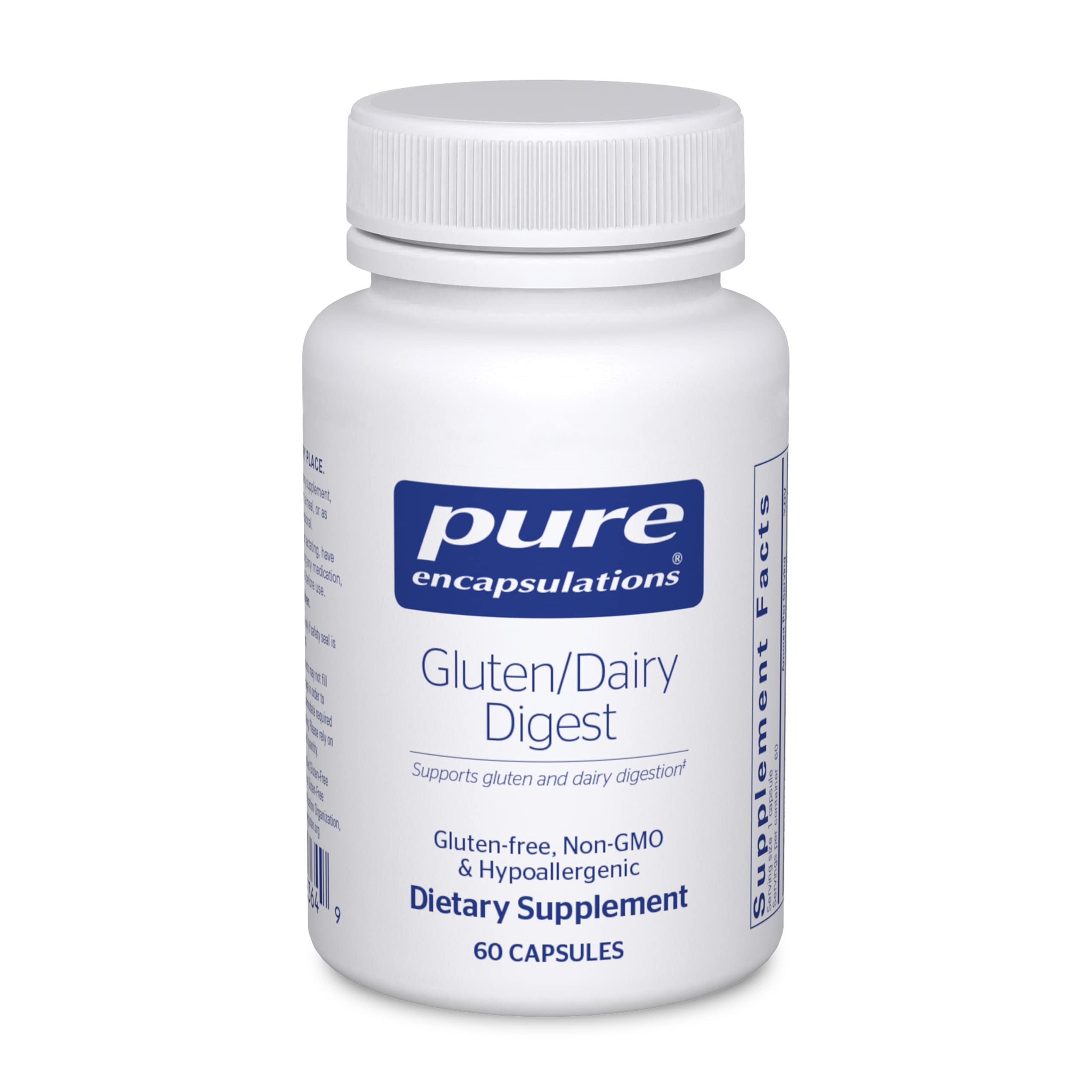 Foto 2 pulgar | Suplemento Pure Encapsulations Gluten/Dairy Digest 60 Cápsulas - Venta Internacional