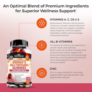 Foto 3 | Suplemento BioSchwartz Multivitamínico de 60 Gomitas-Venta Internacional