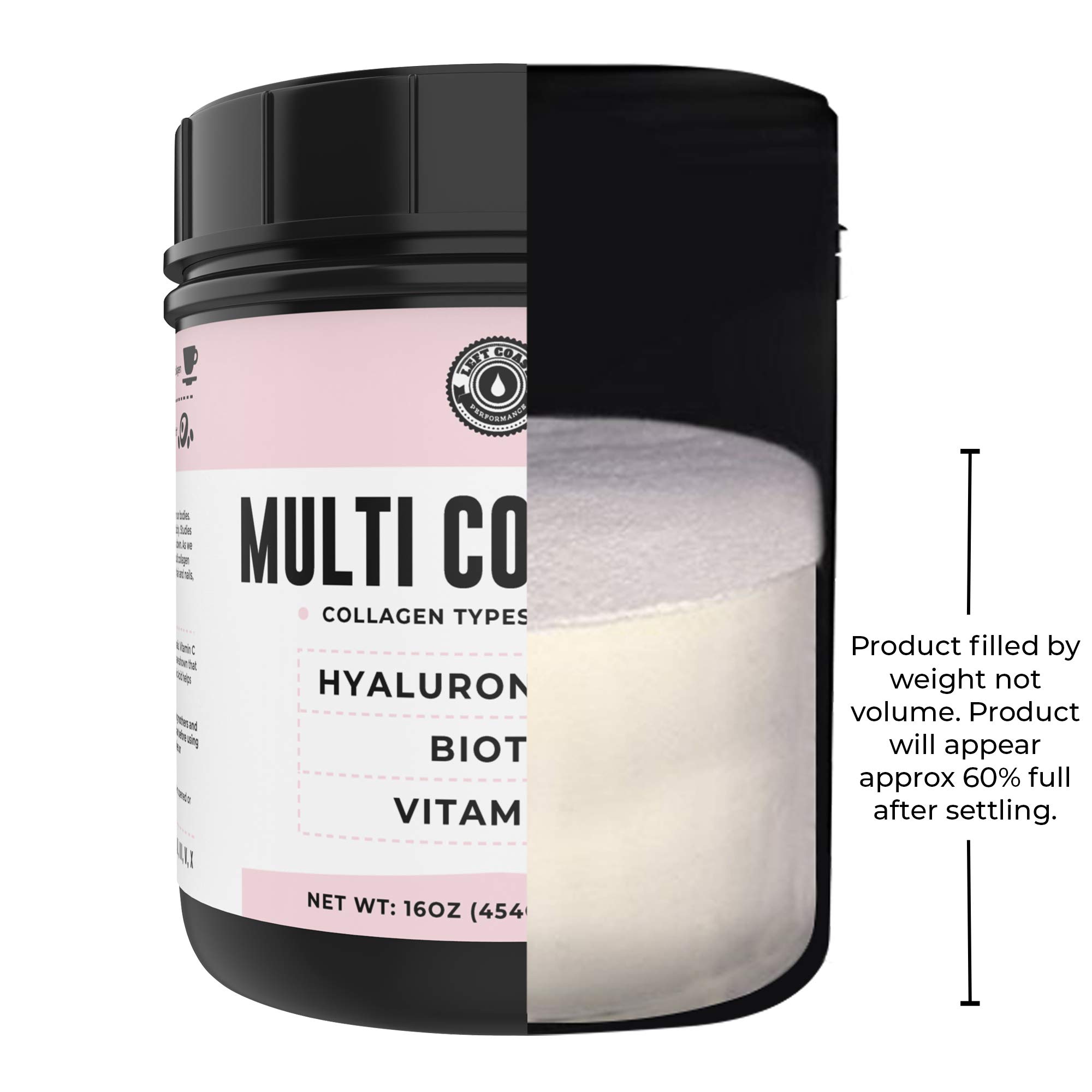 Foto 5 | Péptidos de Colágeno En Polvo Left Coast Performance Con Biotina 4500 Mcg - Venta Internacional