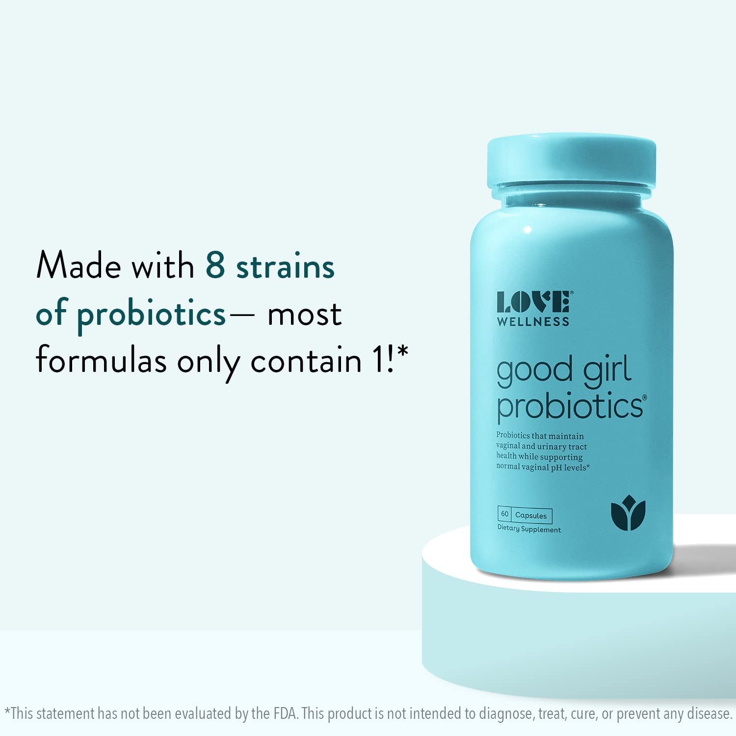 Foto 4 | Probióticos Vaginales Love Wellness Good Girl 60 Cápsulas - Venta Internacional.