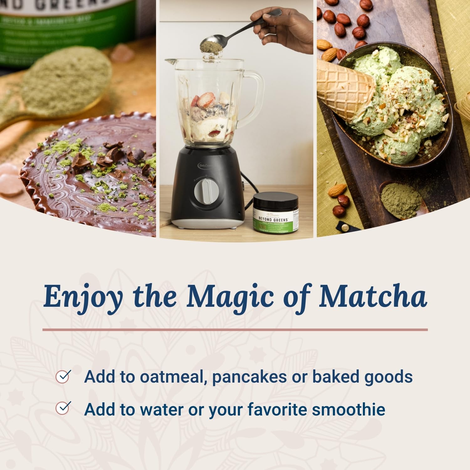 Foto 3 pulgar | Superalimento En Polvo Live Conscious Beyond Greens Con Matcha - Venta Internacional.