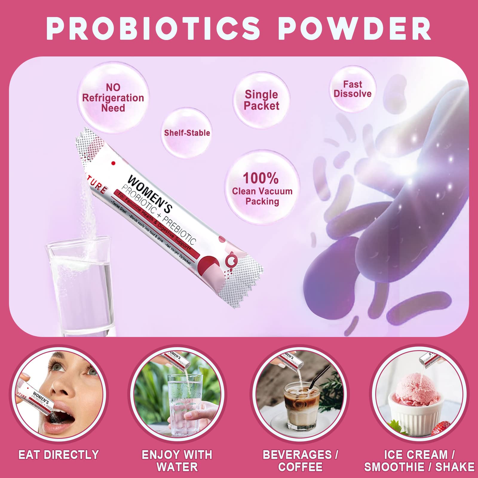 Foto 6 pulgar | Suplemento Nature Target Probiotics Women de 30 Paquetes-Venta Internacional