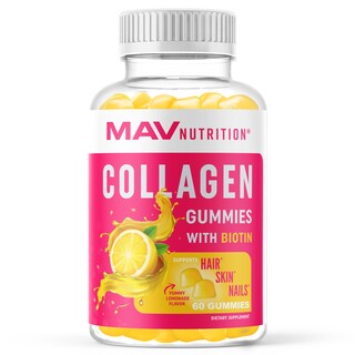 Foto 1 | Gomitas de Colágeno Mav Nutrition 200 mg Hidrolizadas+2500 mcg de Biotina - Venta Internacional
