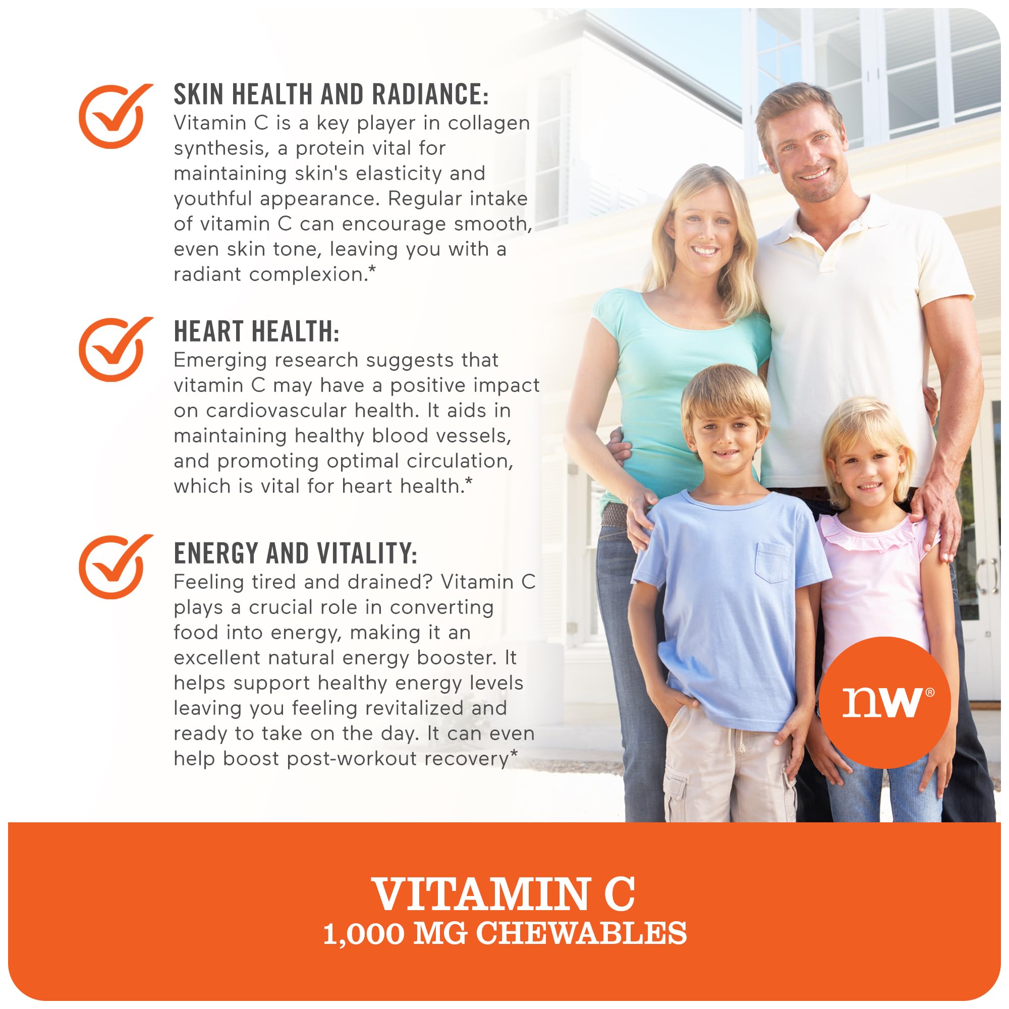 Foto 3 pulgar | Suplemento de Vitamina C Naturewise Tableta Masticable de 1000 mg 90 Unidades - Venta Internacional
