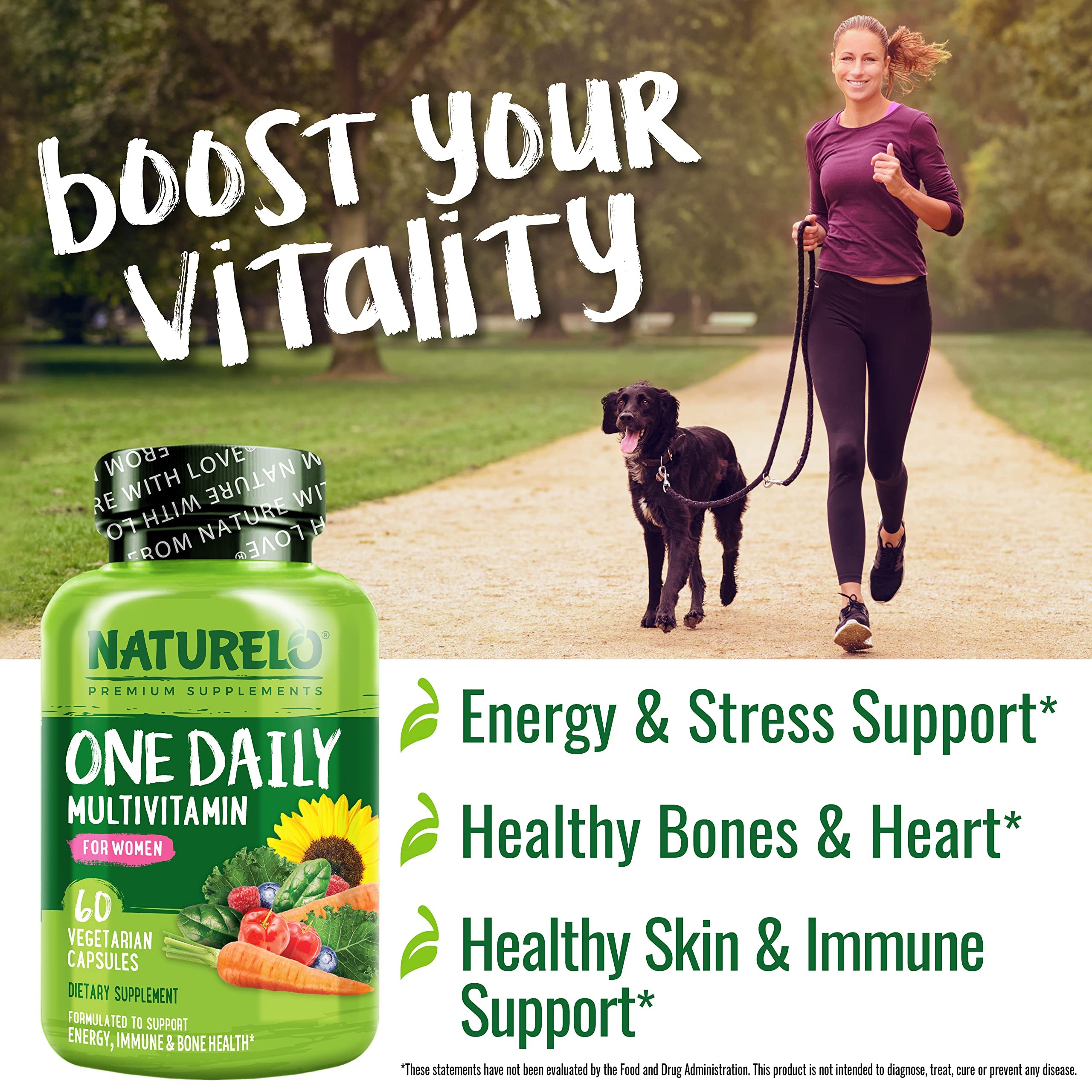 Foto 6 | Multivitamínico Naturelo One Daily para Mujeres 60 Cápsulas - Venta Internacional