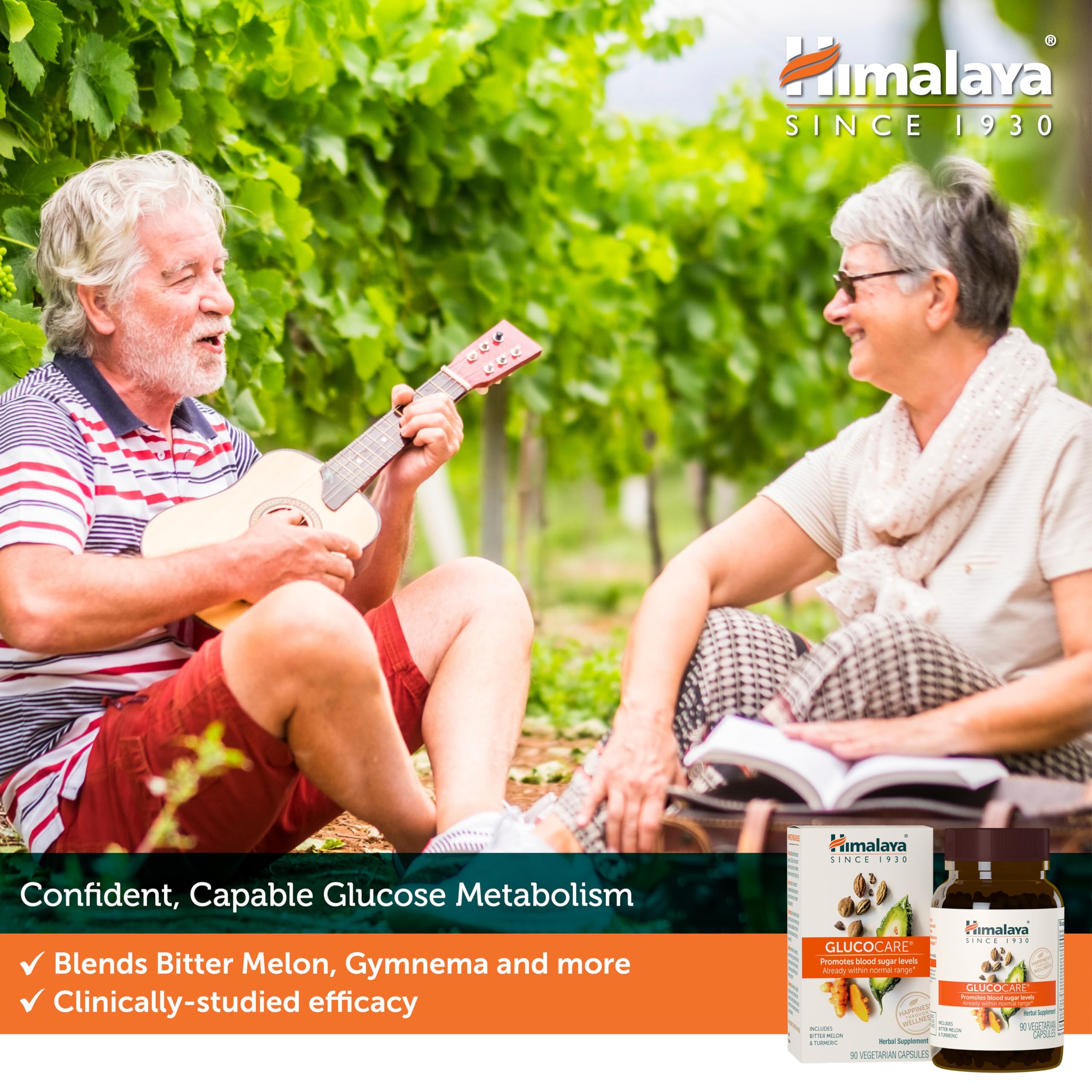 Foto 4 pulgar | Suplemento Himalaya Glucocare Herbal 90 Cápsulas - Venta Internacional.
