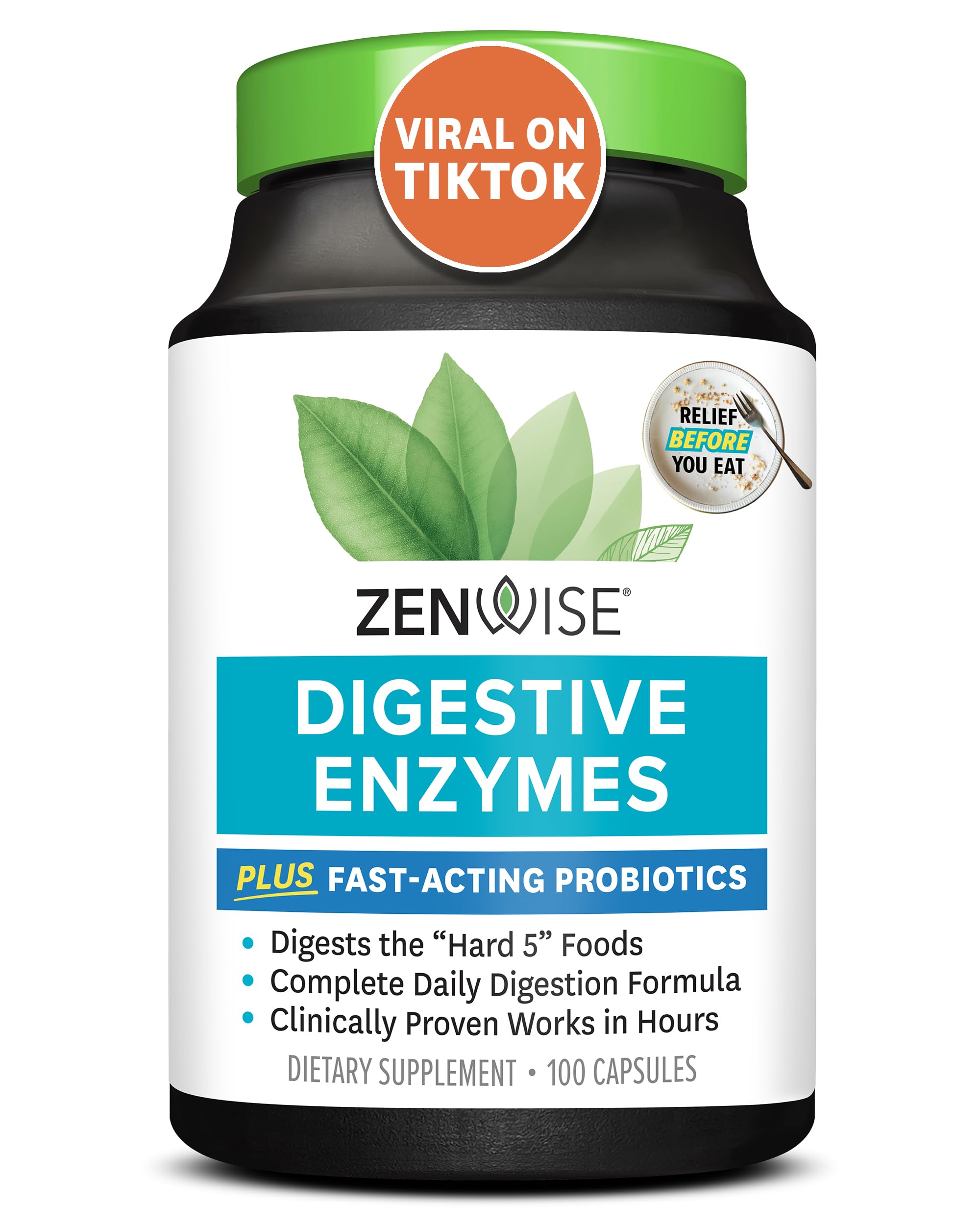 Foto 2 pulgar | Suplemento Zenwise Health Digestive Enzymes- Venta Internacional