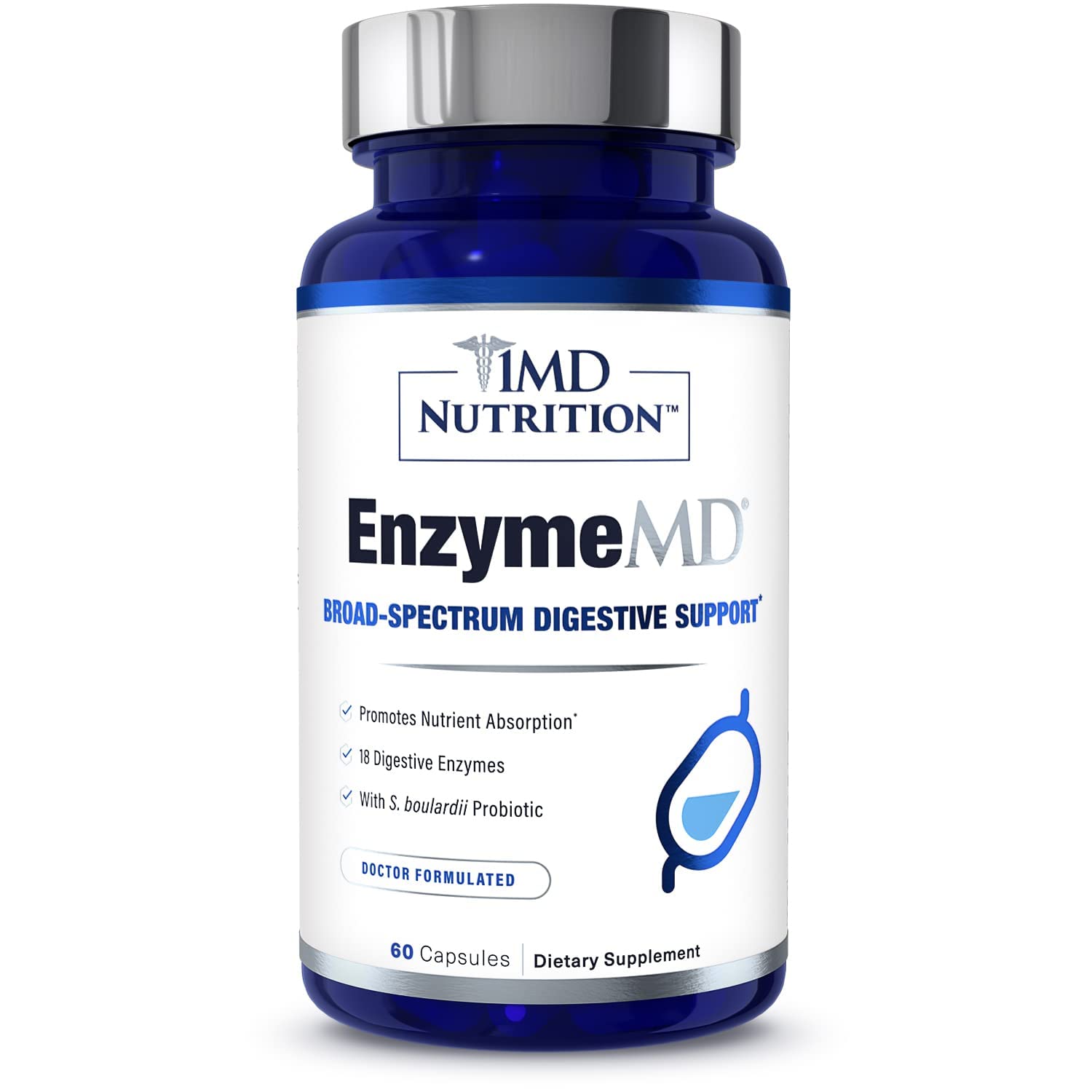Foto 7 pulgar | Suplemento 1md Nutrition Enzymemd Enzimas Digestivas 60 Cápsulas - Venta Internacional.