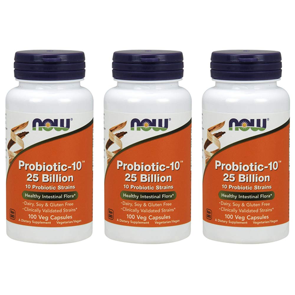 Foto 5 pulgar | Probioticos Now Foods Probioti-10 25 Mil Millones 100 Unidades X3 - Venta Internacional