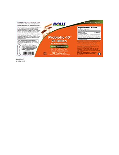 Foto 6 pulgar | Probioticos Now Foods Probioti-10 25 Mil Millones 100 Unidades X3 - Venta Internacional