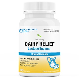 Foto 1 | Píldoras para la Intolerancia a la Lactosa Puregen Labs Dairy Relief 90 Cápsulas - Venta Internacional