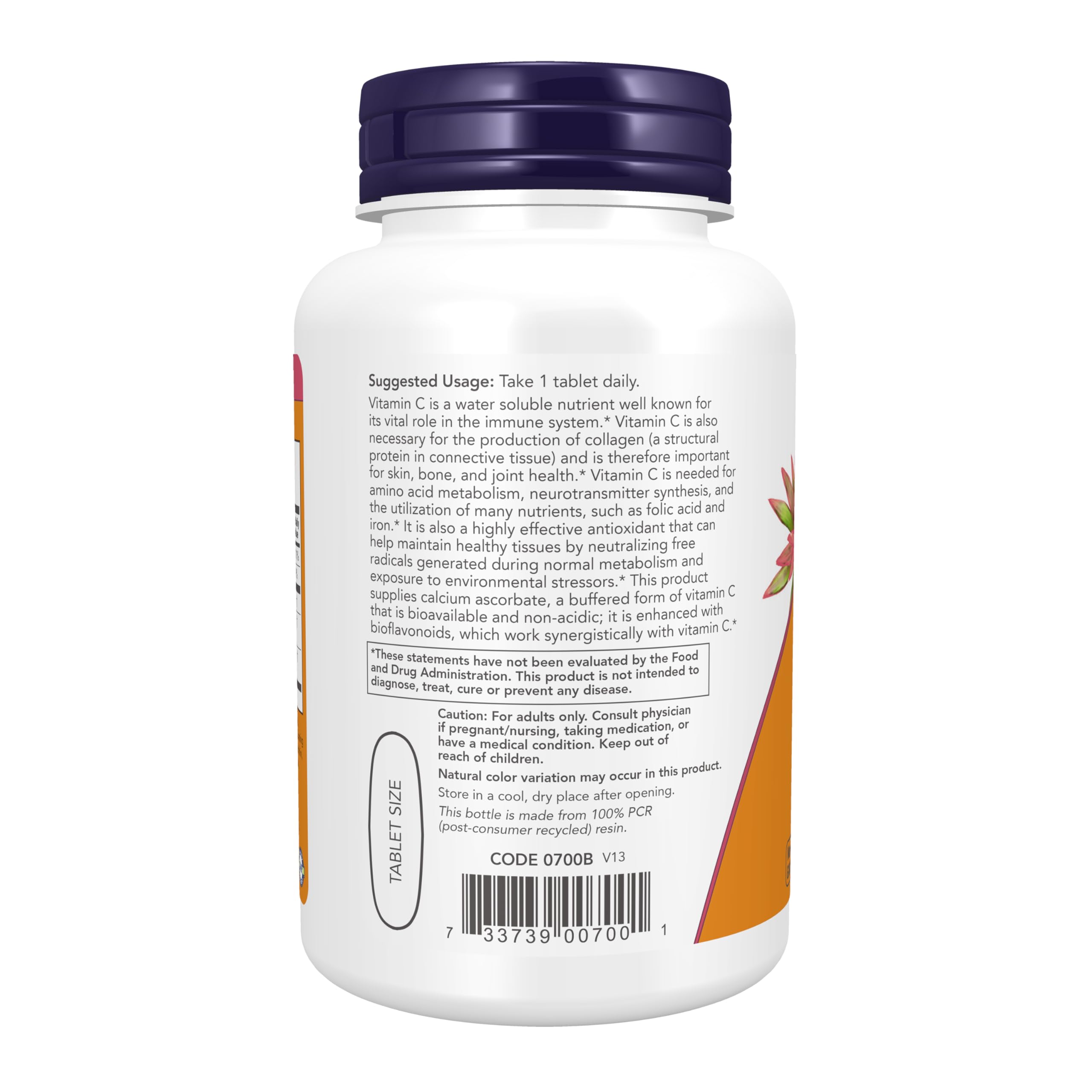 Foto 4 pulgar | Complemento De Vitamina C-1000 Supplements Now 90 Comprimidos - Venta Internacional
