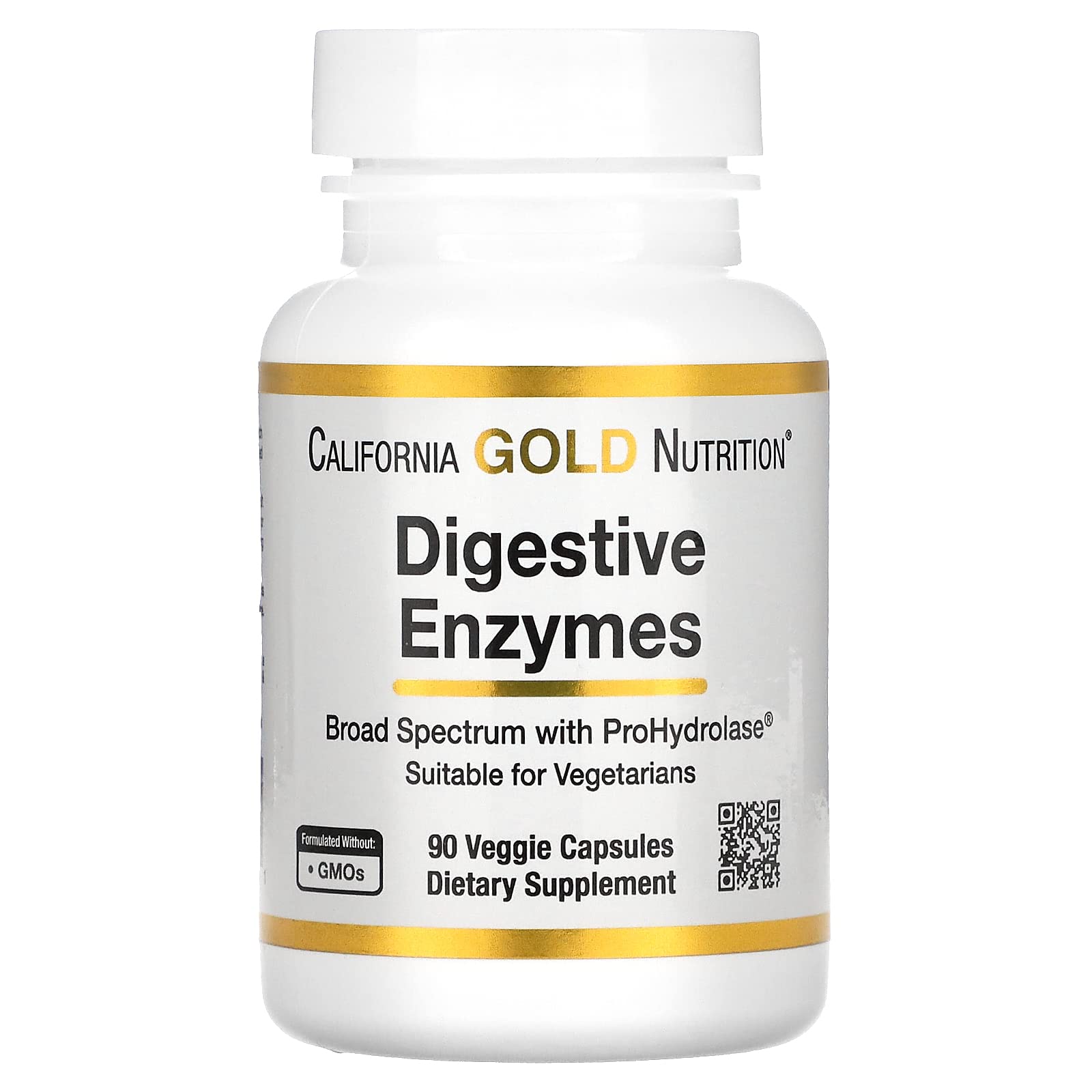 Foto 2 pulgar | Enzimas Digestivas California Gold Nutrition 90 Cápsulas Vegetarianas - Venta Internacional