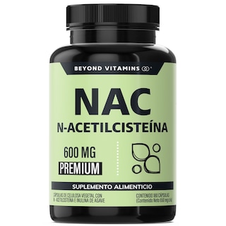 Foto 1 | Suplemento Alimenticio Beyond Vitamins Nac N-acetil Cisteína Con Inulina De Agave 180 Cápsulas