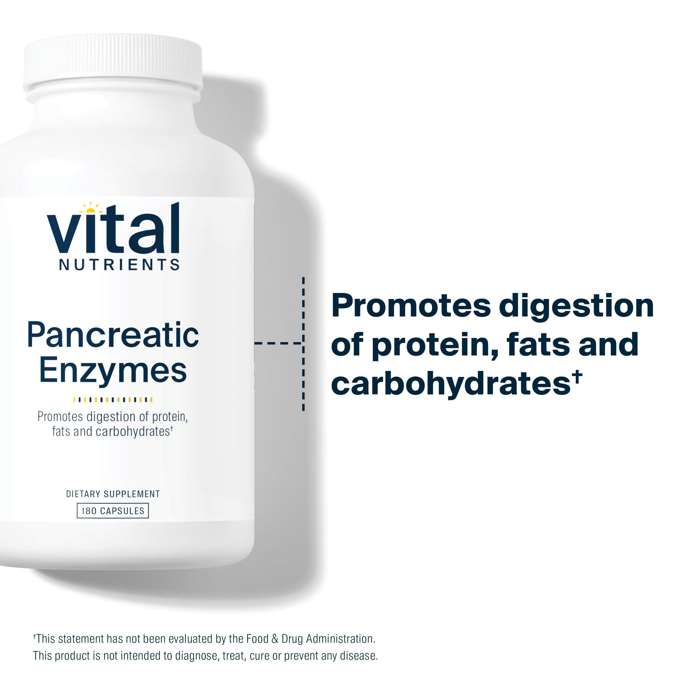 Foto 6 | Suplemento De Enzimas Digestivas Vital Nutrients Pancreatic 1000 Mg - Venta Internacional