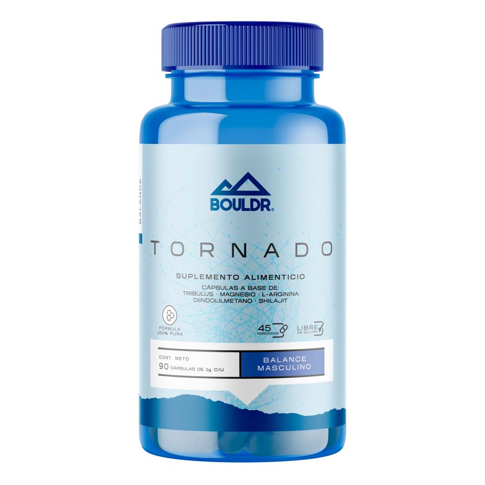 Foto 2 pulgar | Tornado Balance Masculino Shilajit Tribulus Bouldr 90 Cápsulas