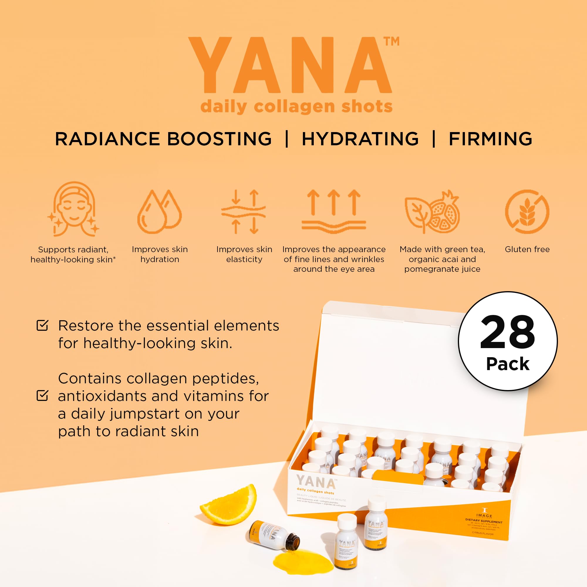 Foto 2 | Inyecciones Diarias de Colágeno Image Skincare 28 Frascos de 15 ml C/U - Venta Internacional