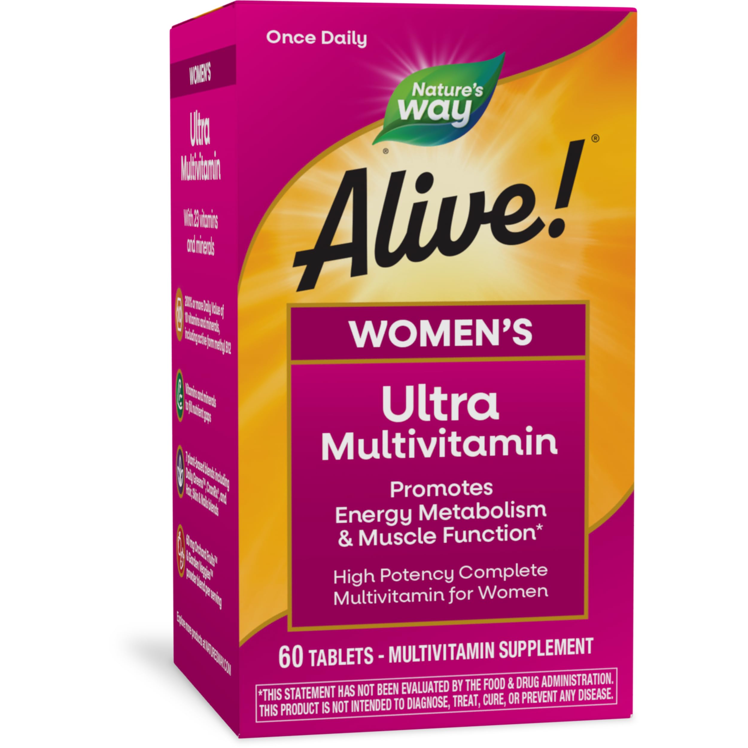 Foto 2 pulgar | Suplemento Alimenticio Nature's Way Alive! 60 Tabletas Daily Ultra - Venta Internacional