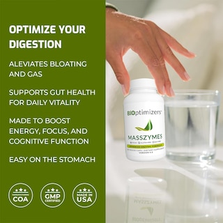 Foto 2 | Suplemento Bioptimizers Masszymes Digestive Enzymes 250 Cápsulas - Venta Internacional.