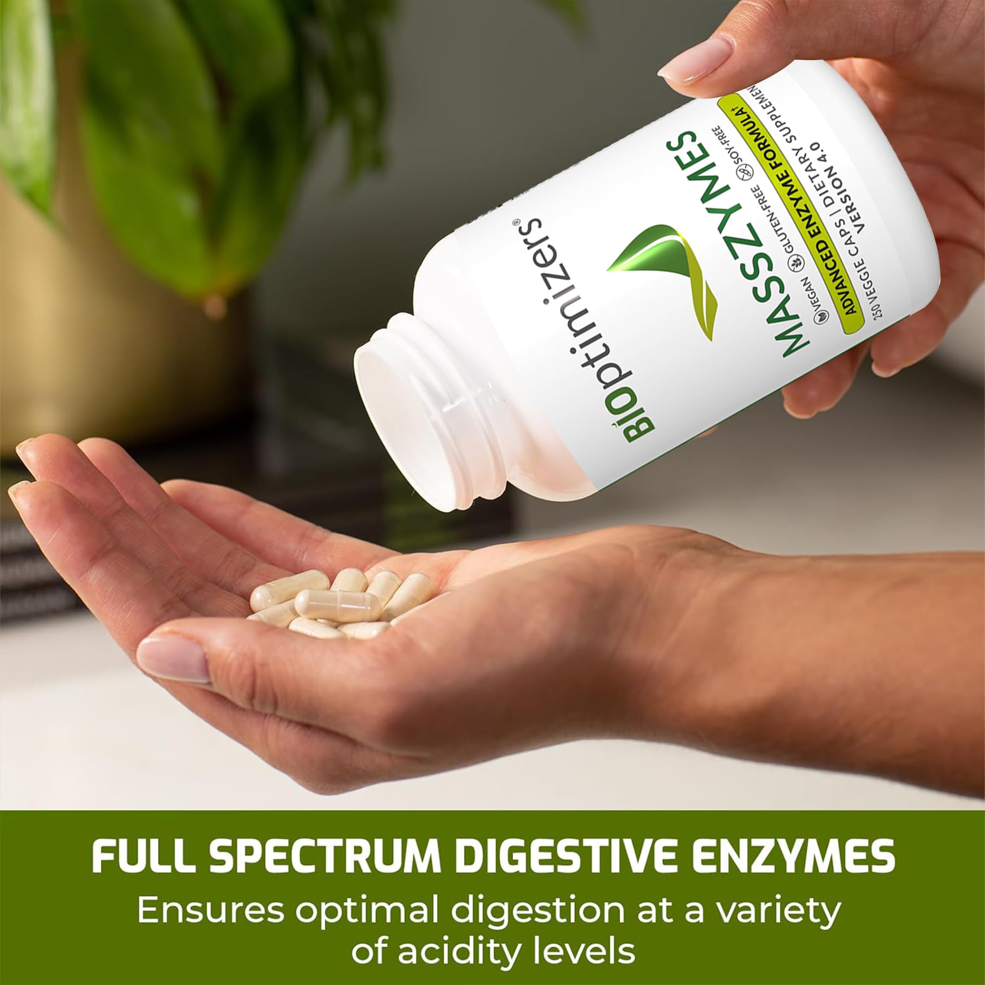 Foto 4 pulgar | Suplemento Bioptimizers Masszymes Digestive Enzymes 250 Cápsulas - Venta Internacional.