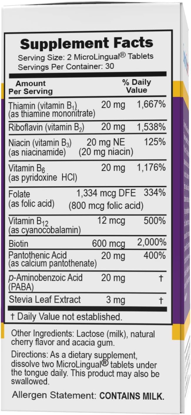 Foto 4 | Suplemento Superior Source B Complex de Ácido Fólico Biotina 60 Tabletas - Venta Internacional